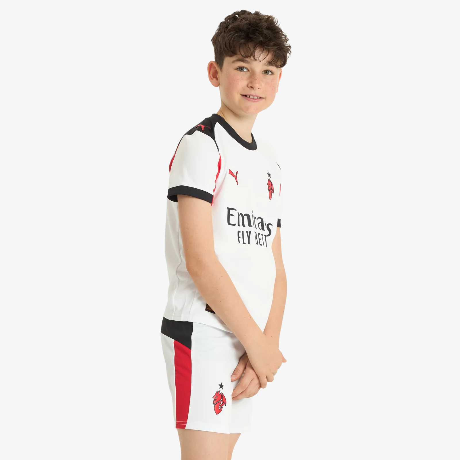 Conjunto Niños AC Milan Segunda Equipación 2025/26