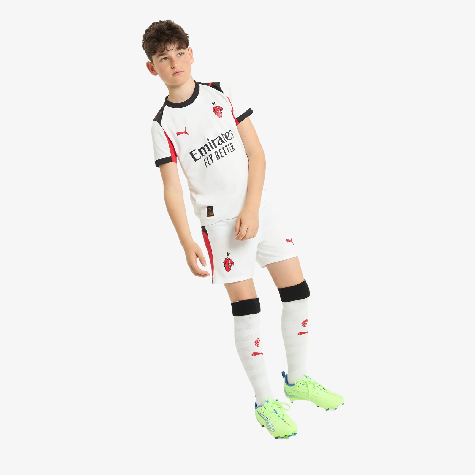 Conjunto Niños AC Milan Segunda Equipación 2025/26