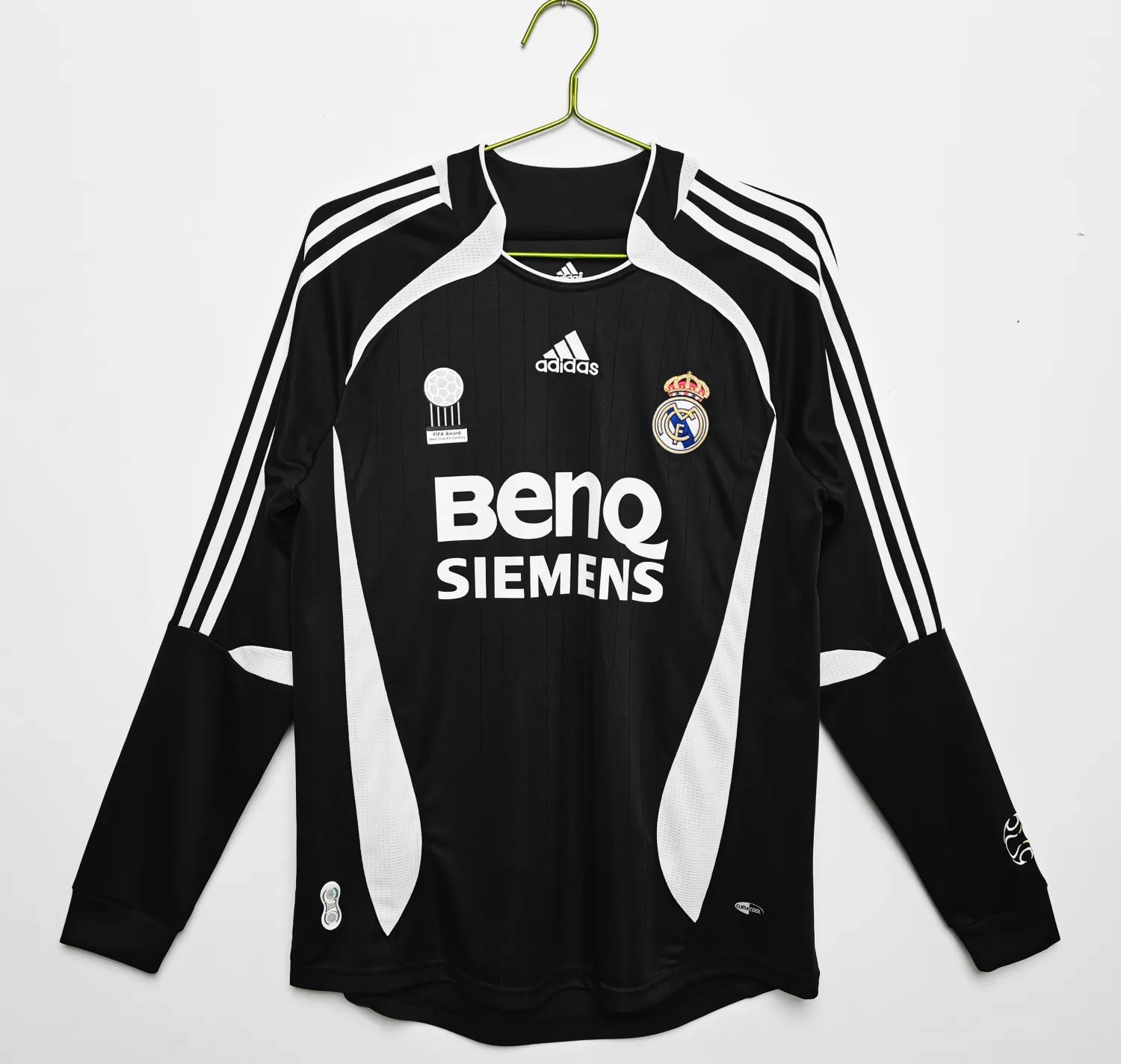 Maillot rétro extérieur Real Madrid 2006/07 - Manches longues