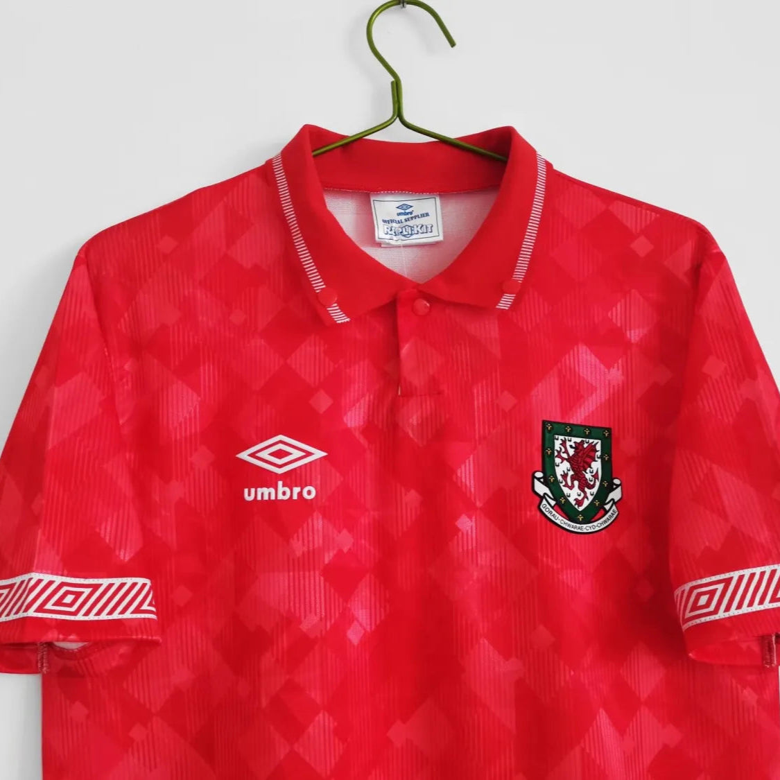 Camiseta Retro Gales Primera Equipación 1990/92 – Hombre