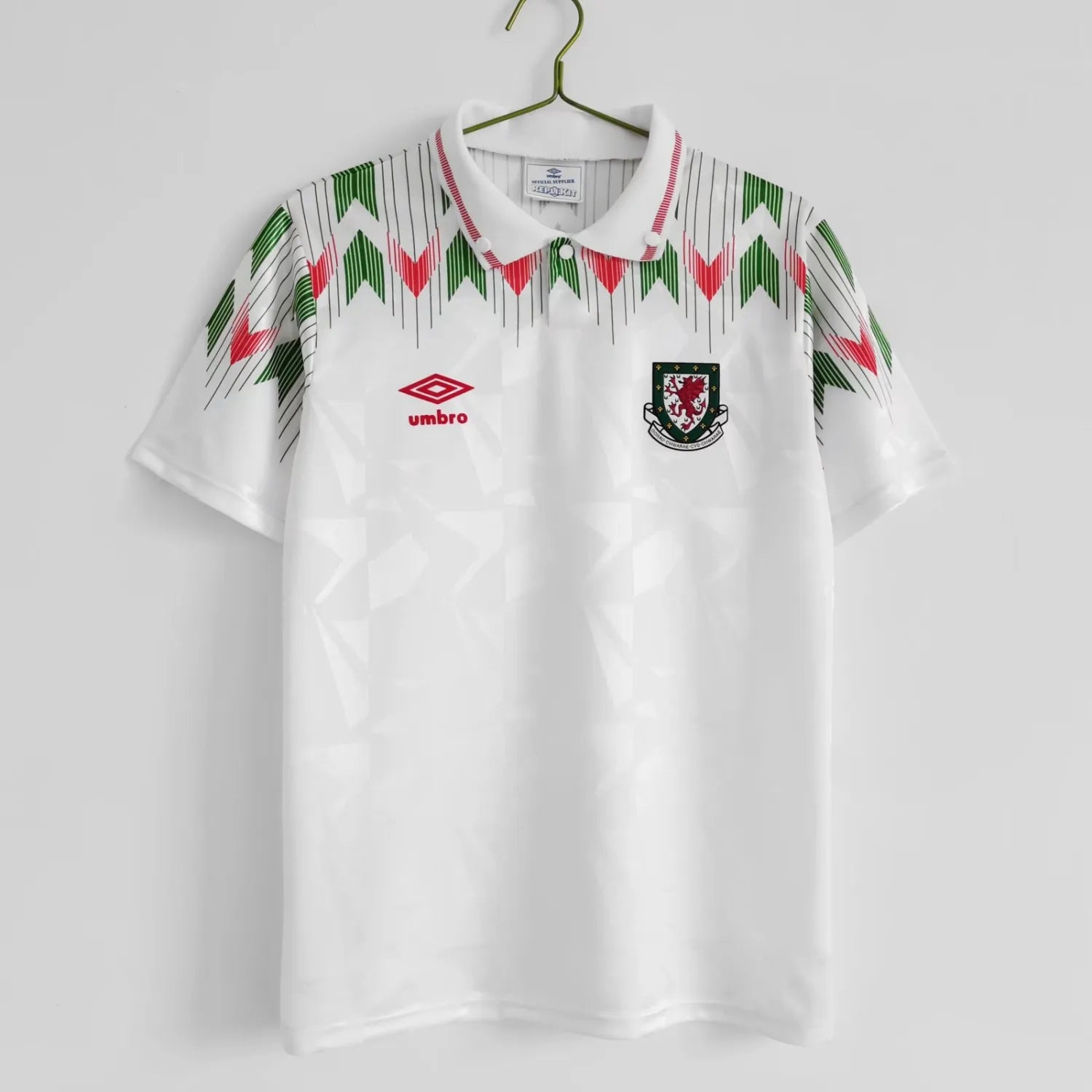 Camiseta Retro Gales Segunda Equipación 1990/92 – Hombre