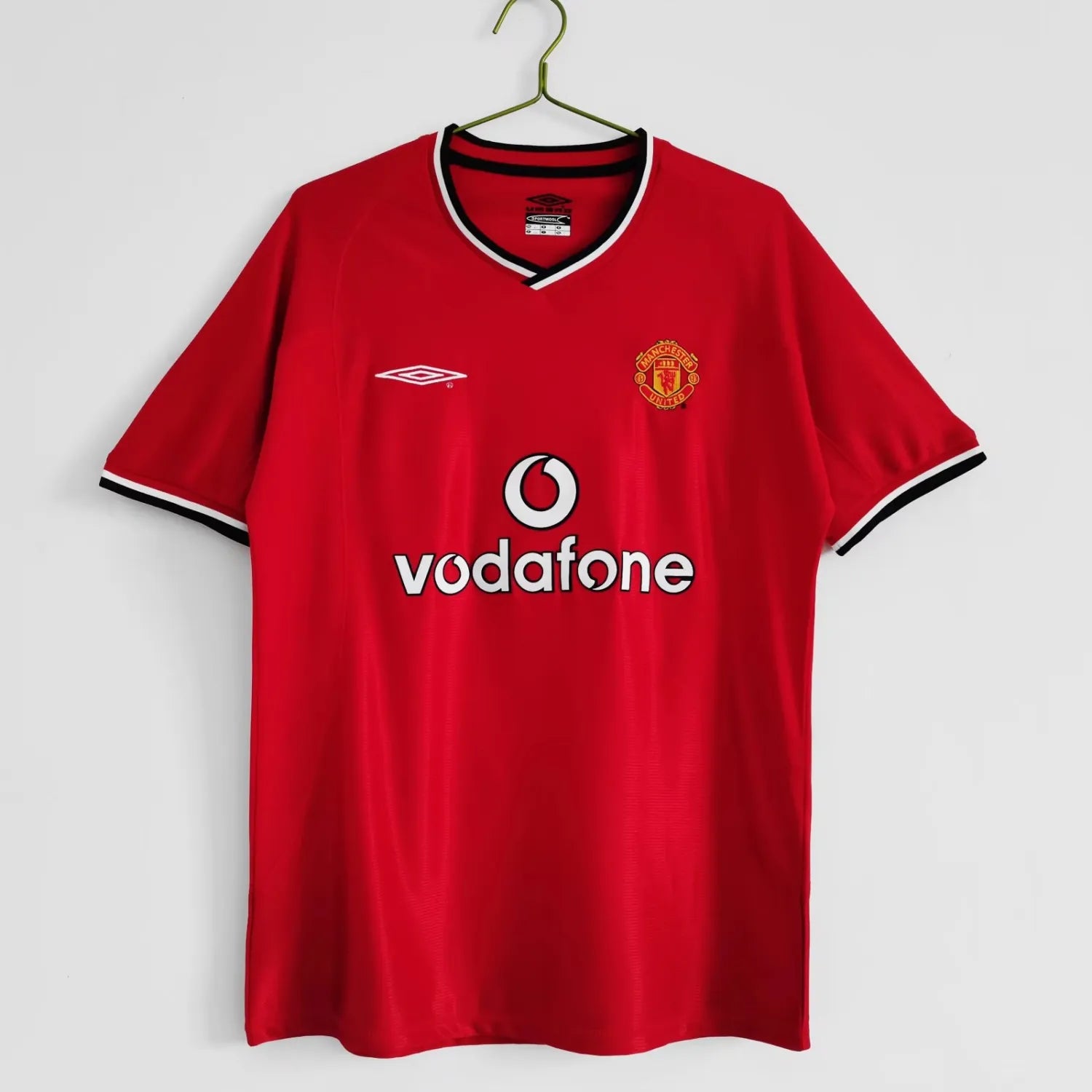 Camiseta Retro Manchester United Primera Equipación 2000/02 - Hombre