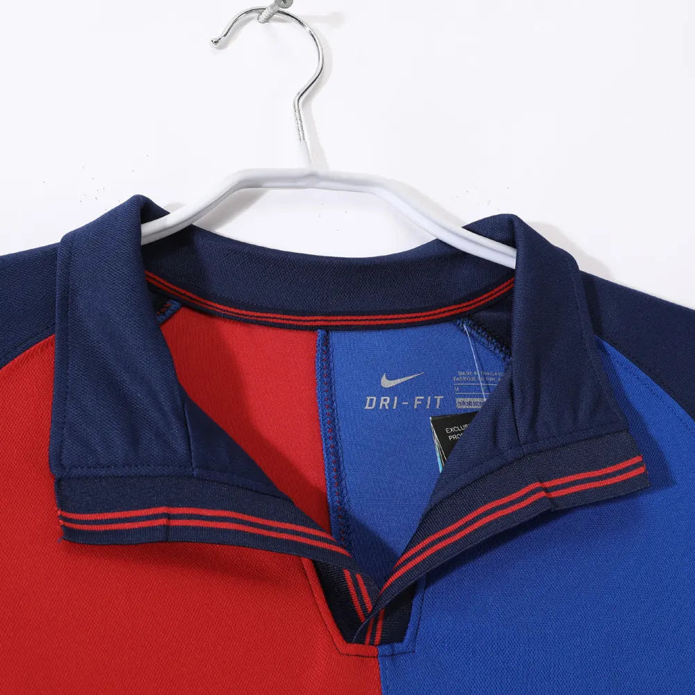 Maillot rétro domicile Barcelone 1999/2000 - Manches longues