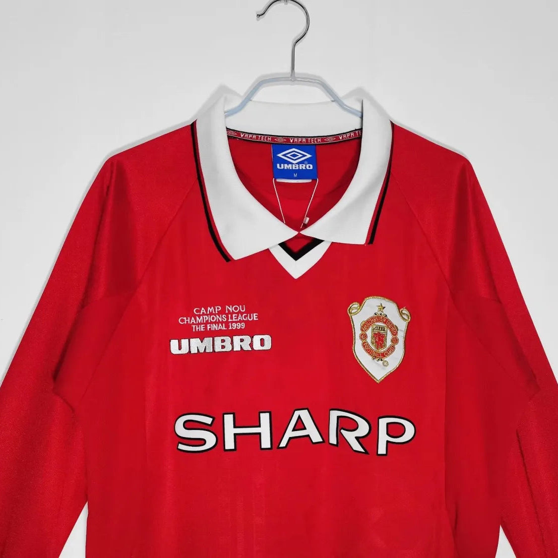 Manchester United 1999 Home Retro Shirt - Long Sleeve