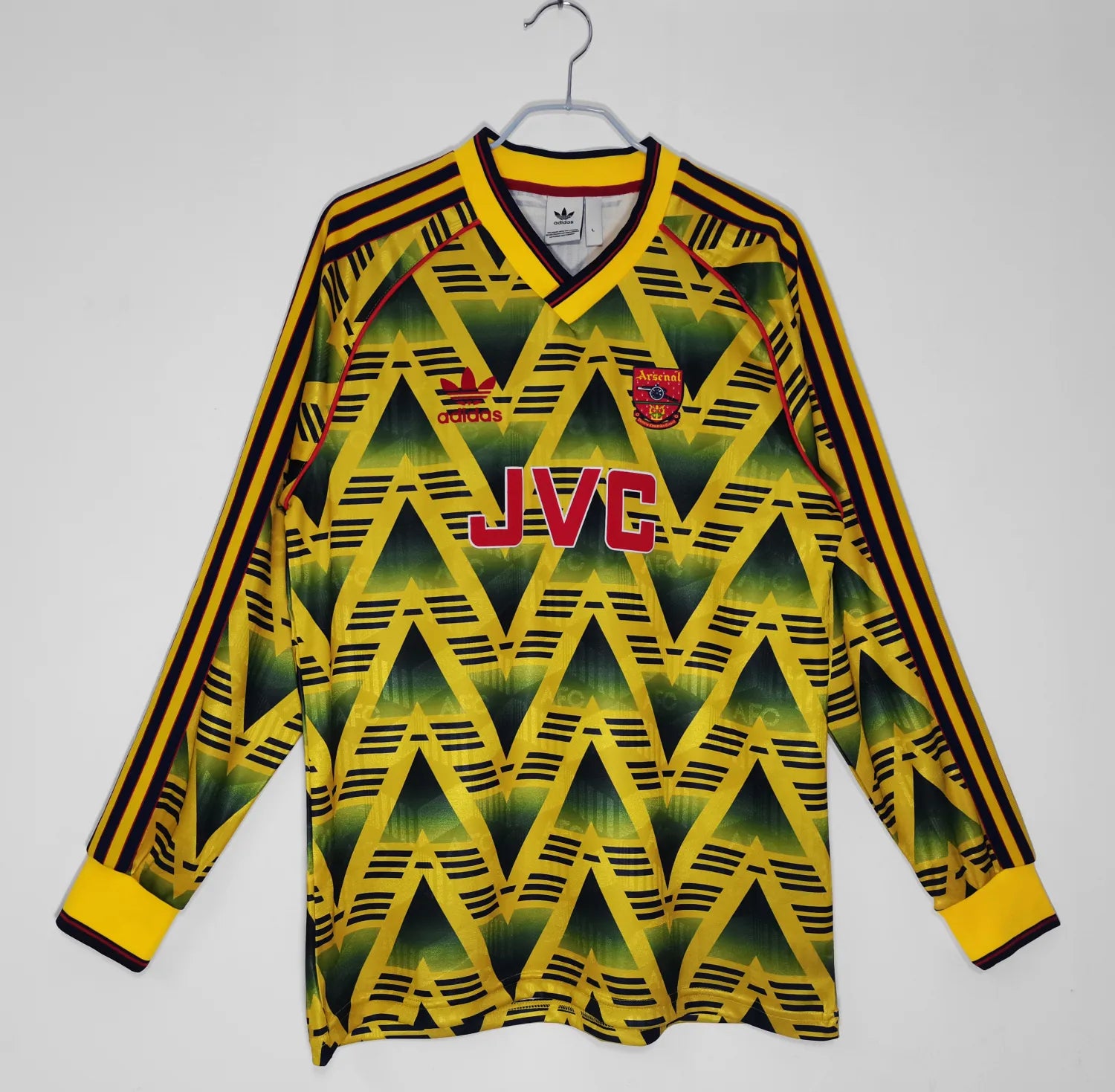 Maillot rétro extérieur Arsenal 1991/93 - Manches longues