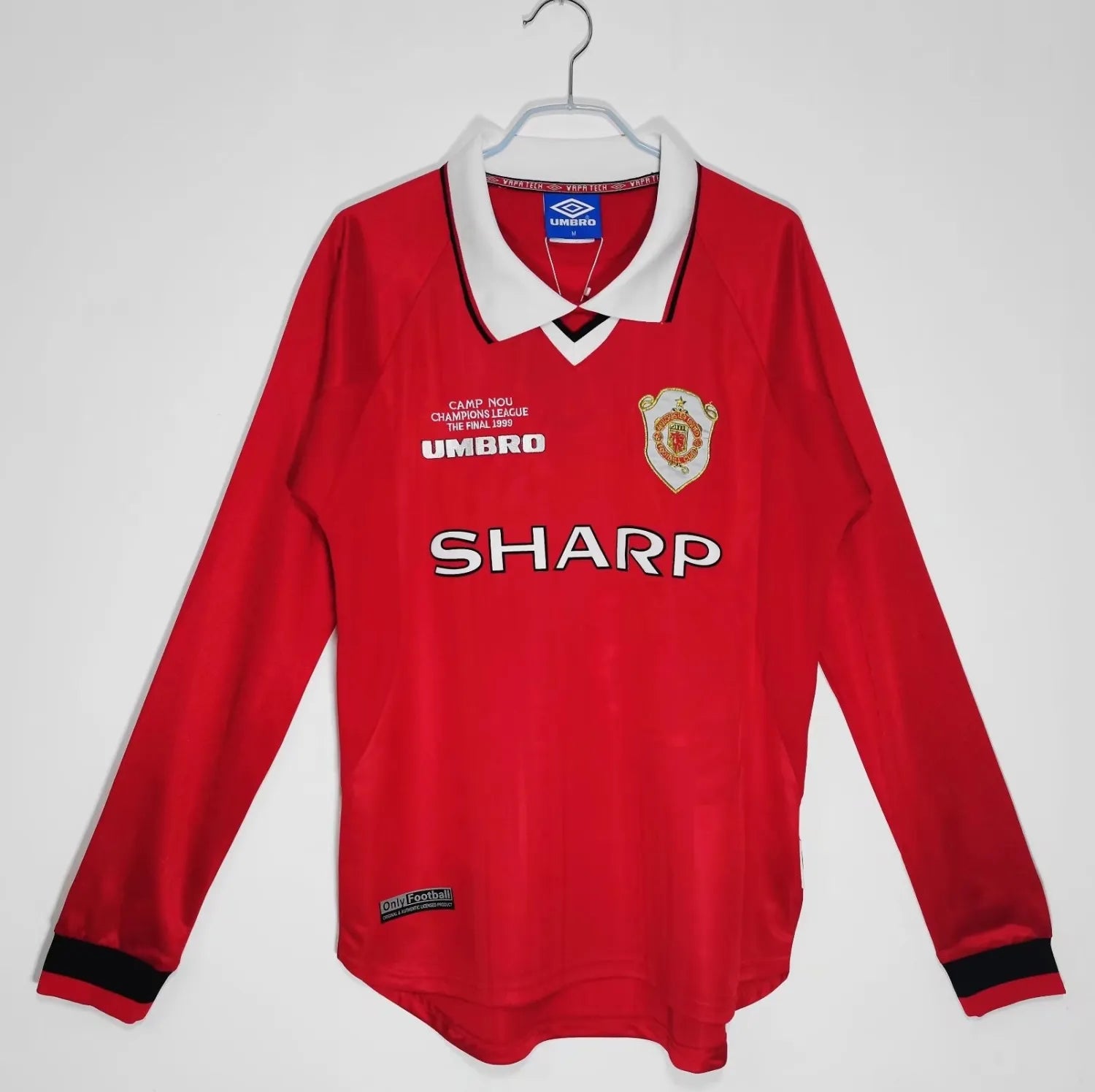 Manchester United 1999 Home Retro Shirt - Long Sleeve