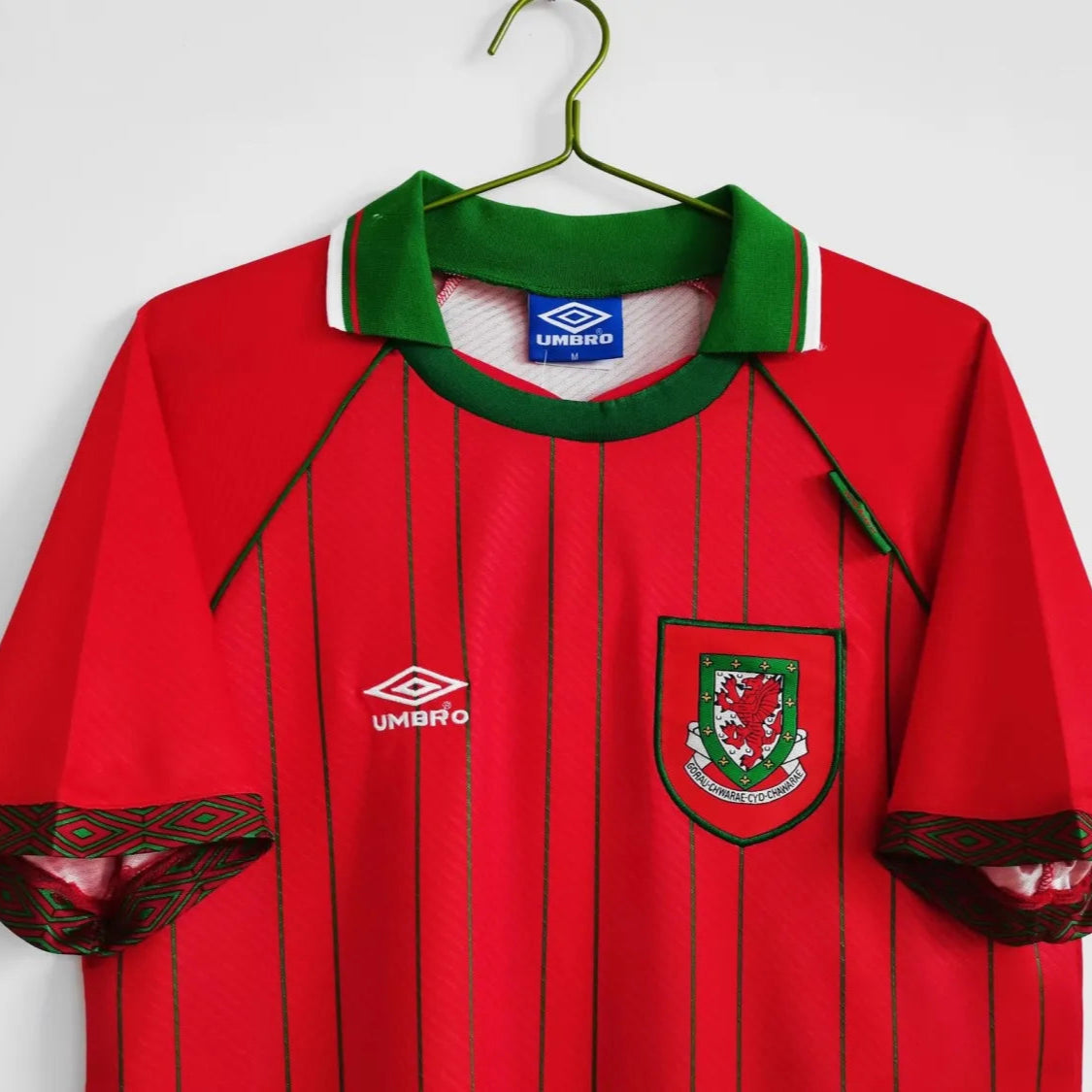 Camiseta Retro Gales Primera Equipación 1994/96 – Hombre