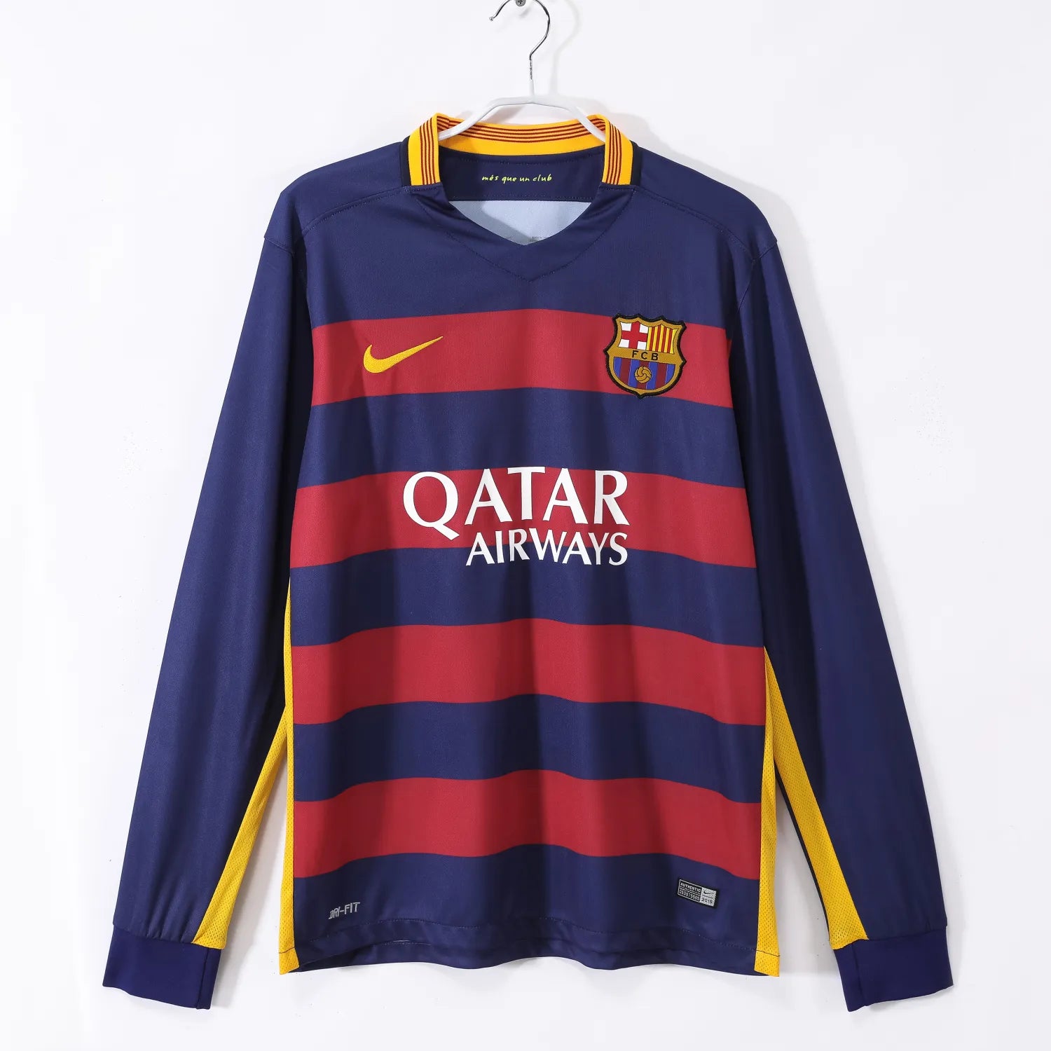 Maillot rétro domicile Barcelone 2015/16 - Manches longues
