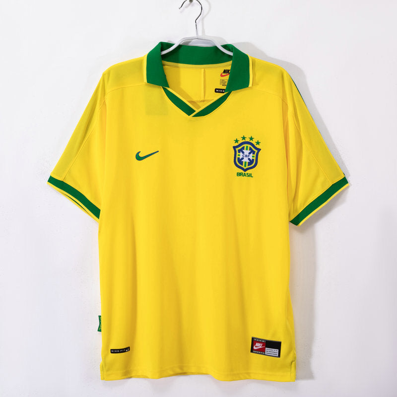 Camiseta Retro Brasil Primera Equipación 1997 - Hombre