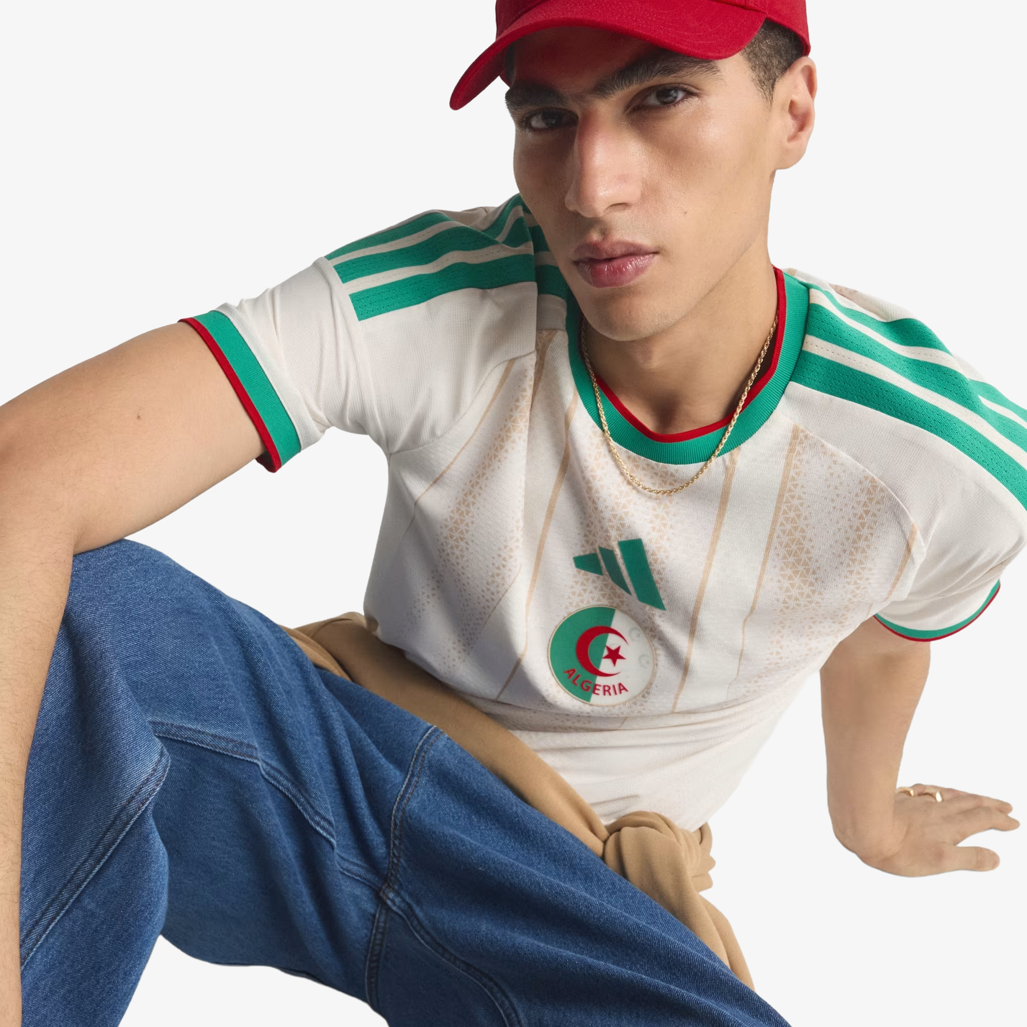 Maillot domicile officiel de l'Algérie 2025/26 - Homme 