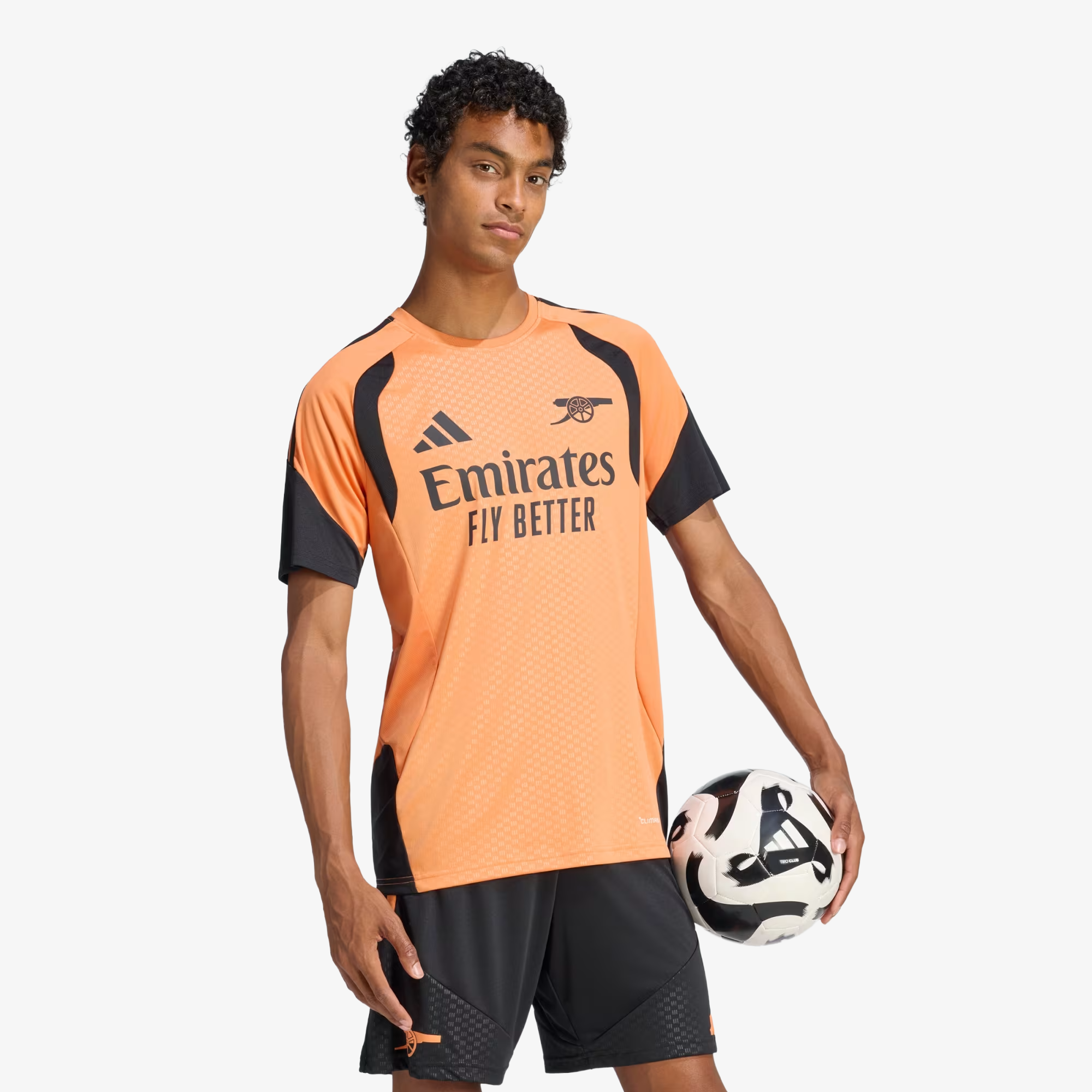 Camisa Arsenal Tiro 2026/27 Laranja - Masculino