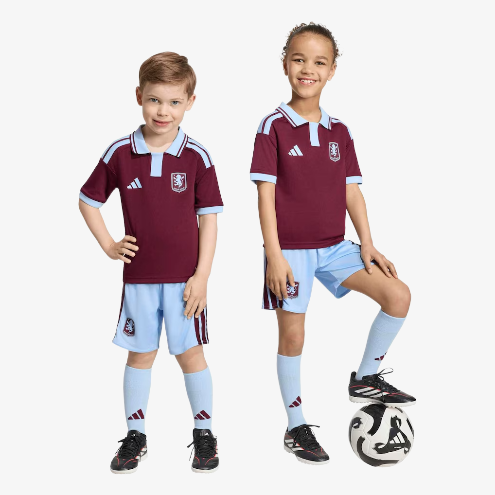Conjunto Niños Aston Villa Primera Equipación 2026/27