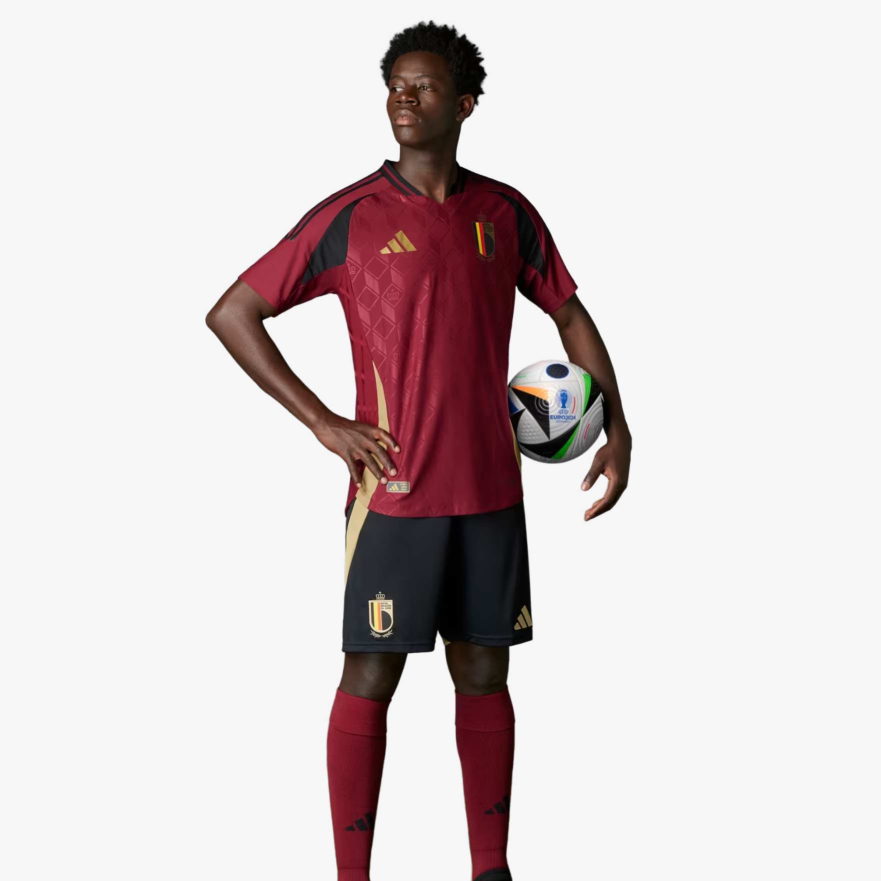 Autentica maglia Home Belgio 2024 - Uomo
