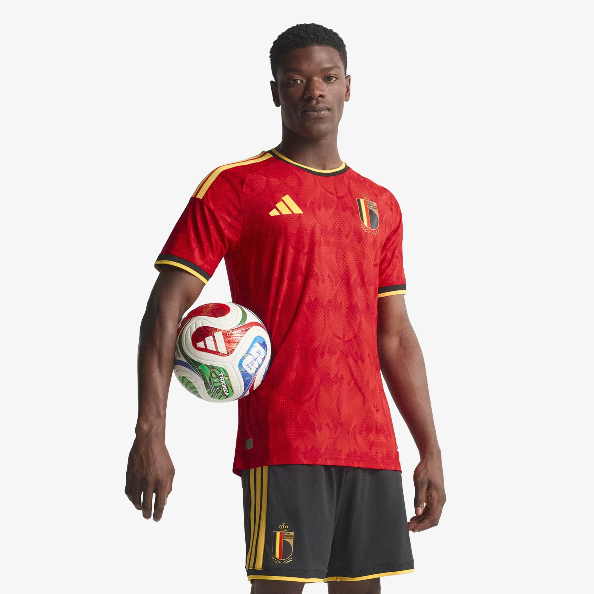 Maillot domicile authentique de la Belgique 2025/26 - Homme 