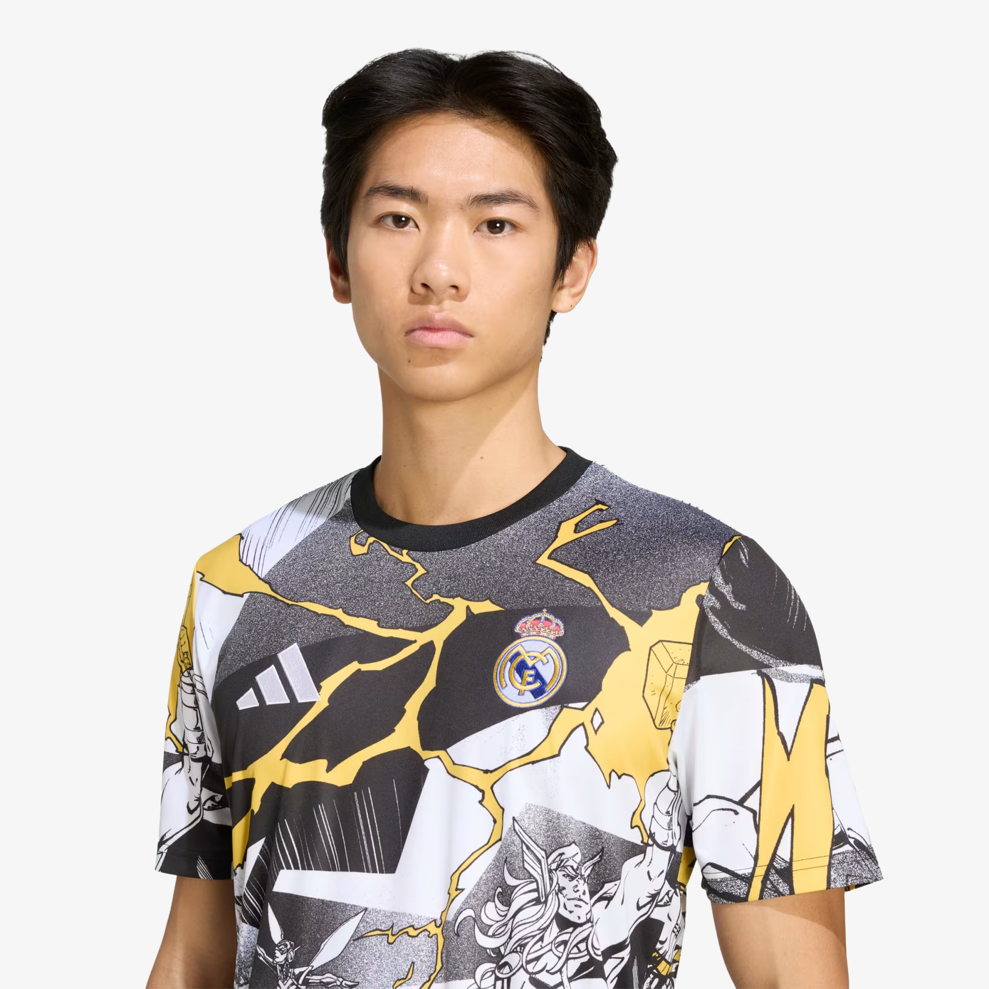 Camiseta Real Madrid calentamiento Avengers 2025/26 - Hombre