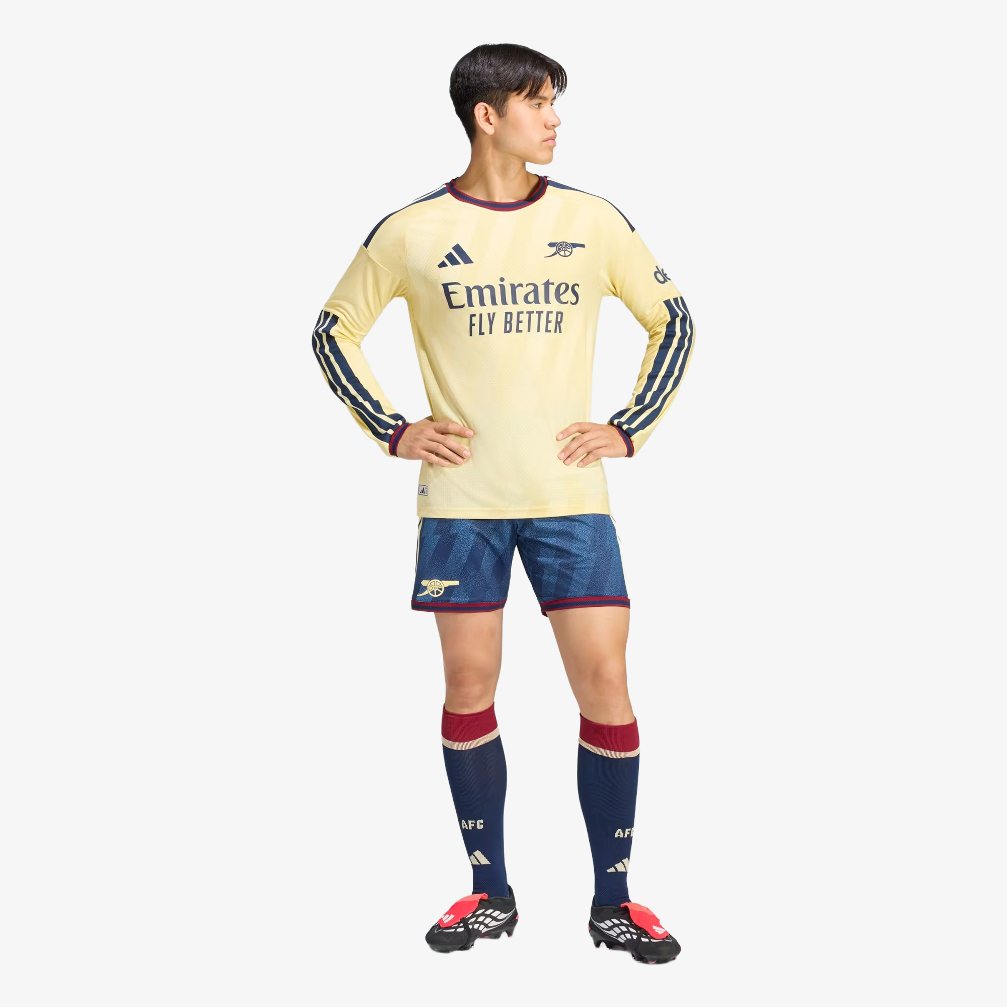 Authentisches Arsenal-Ausweichtrikot 2026/27 – Langarm