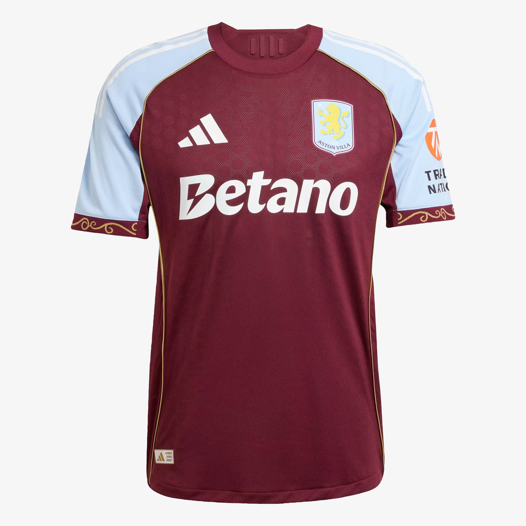 Authentic Aston Villa Home Shirt 2025/26 - Men's