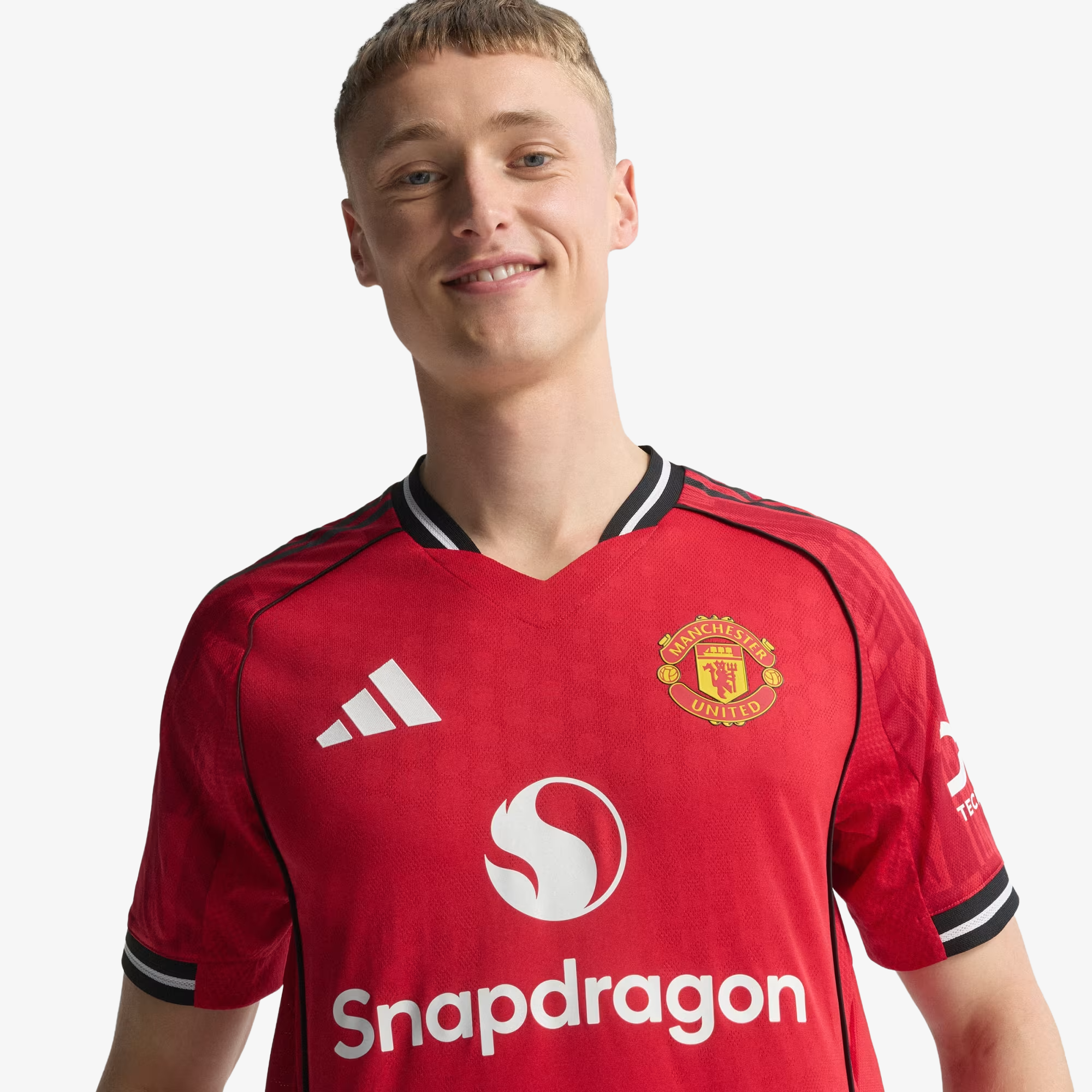 Camiseta Authentic Manchester United Primera Equipación 2025/26 - Hombre
