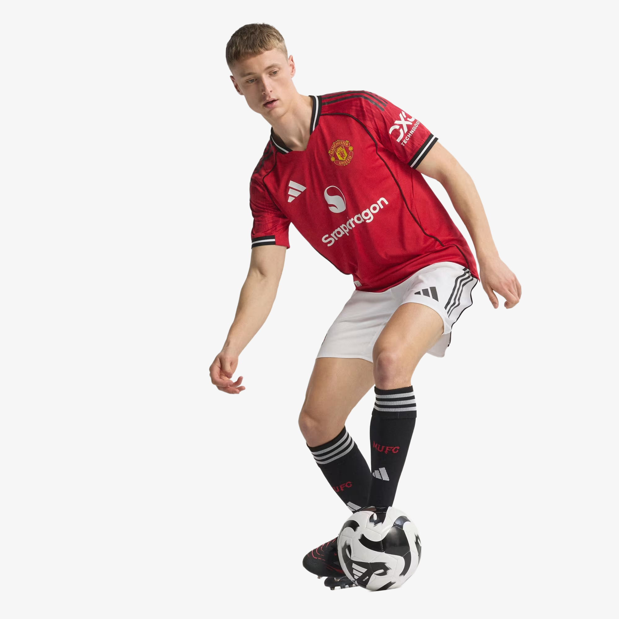 Camiseta Authentic Manchester United Primera Equipación 2025/26 - Hombre