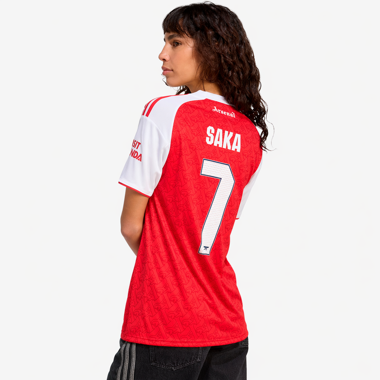 Camiseta Mujer Arsenal Primera Equipación 2025/26 - Saka #7