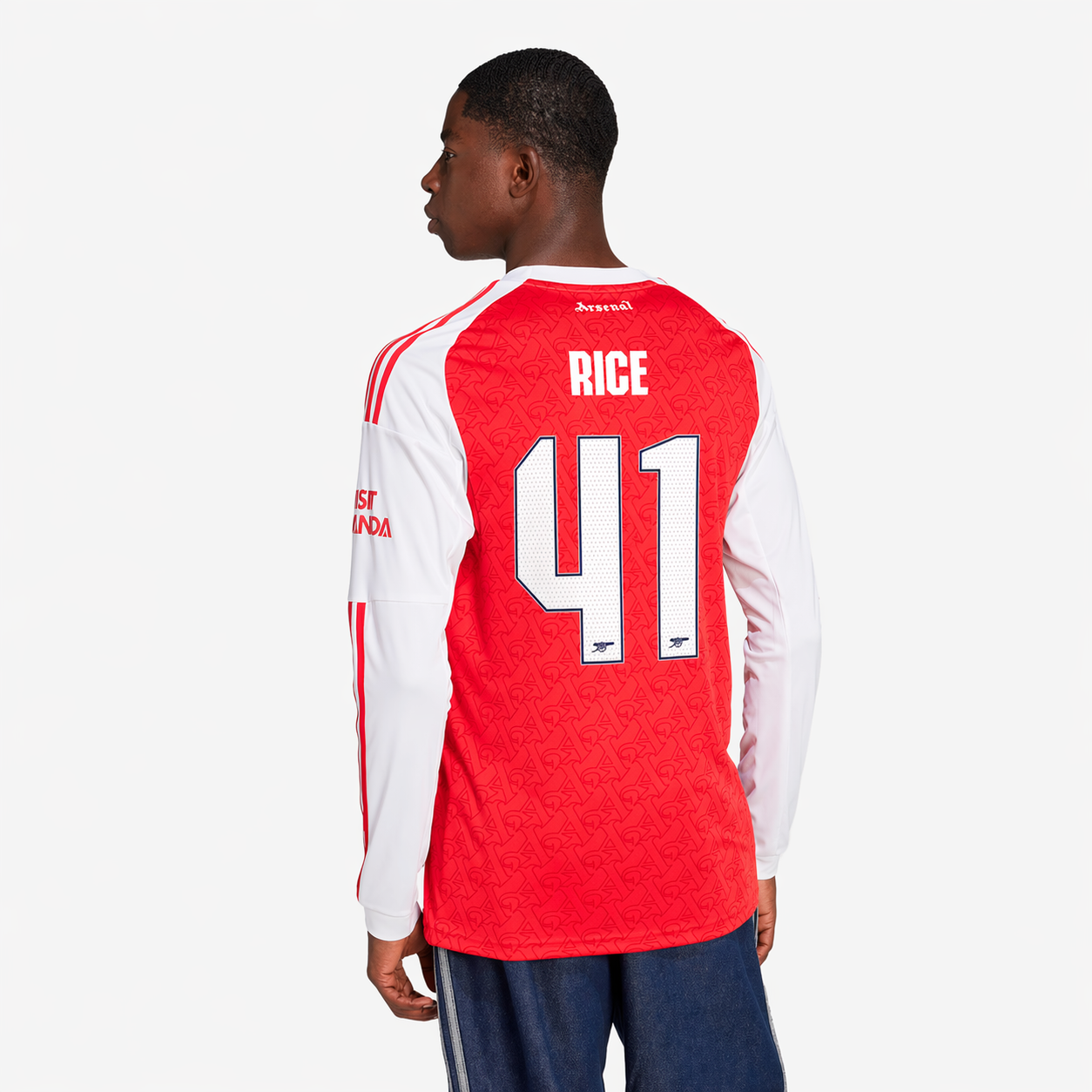Camiseta Manga Larga Arsenal Primera Equipación 2025/26 - Rice #41