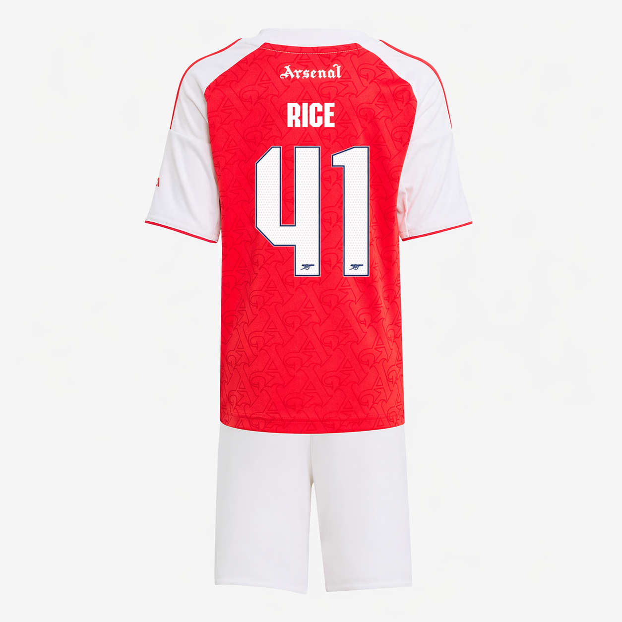 Conjunto Niños Arsenal Primera Equipación 2025/26 - Rice #41