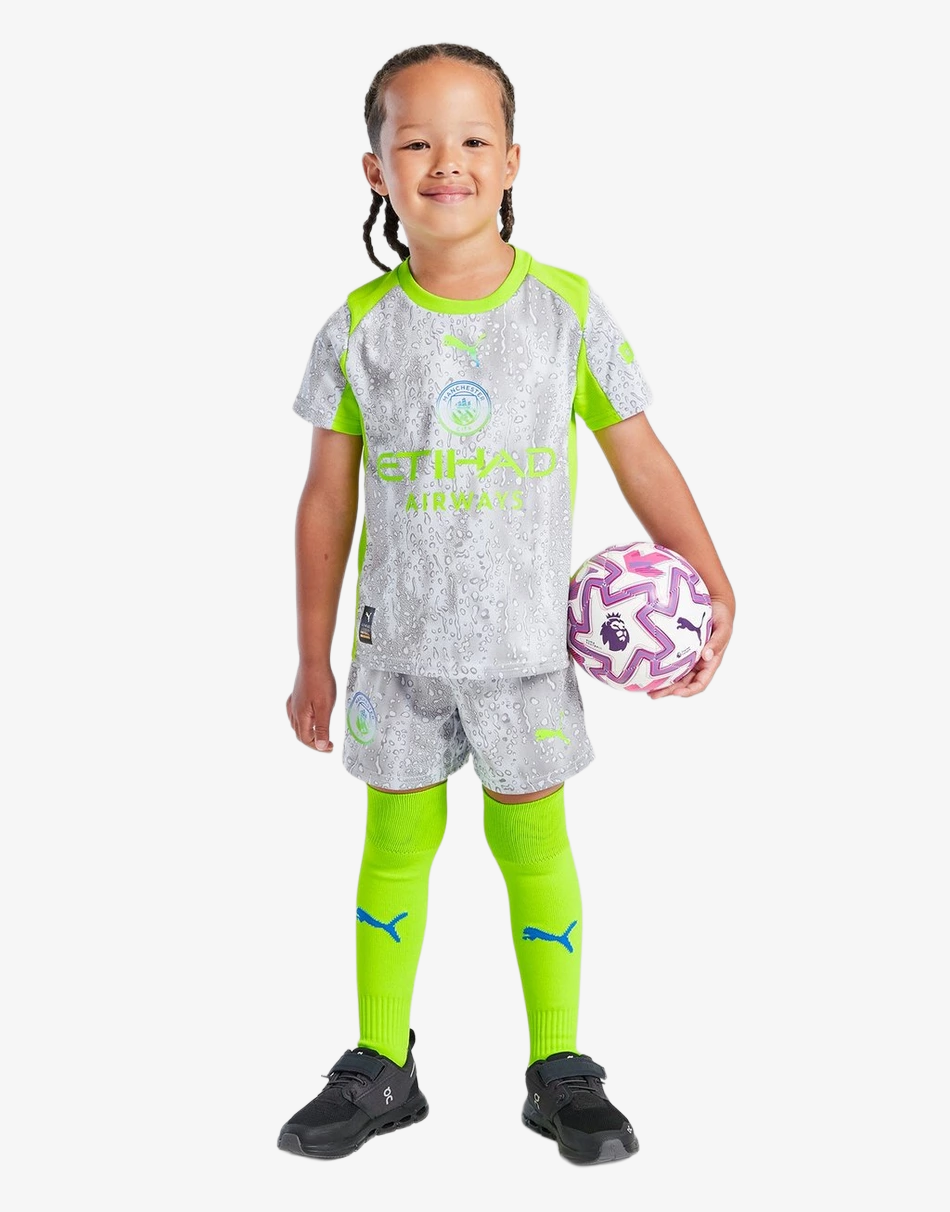 Conjunto Niños Manchester City Tercera Equipación 2025/26