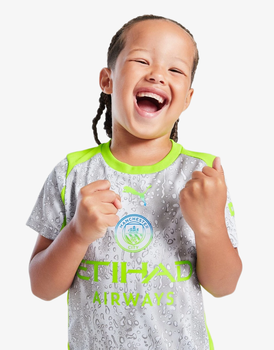 Conjunto Niños Manchester City Tercera Equipación 2025/26