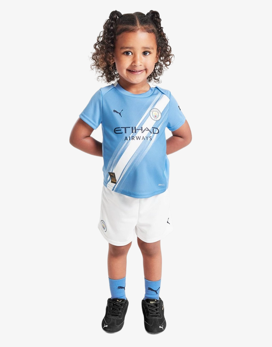 Conjunto Niños Manchester City Primera Equipación 2025/26