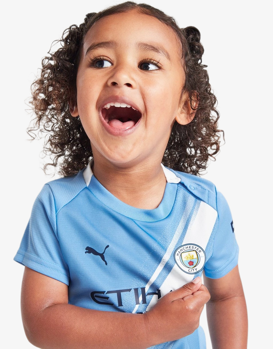 Conjunto Niños Manchester City Primera Equipación 2025/26