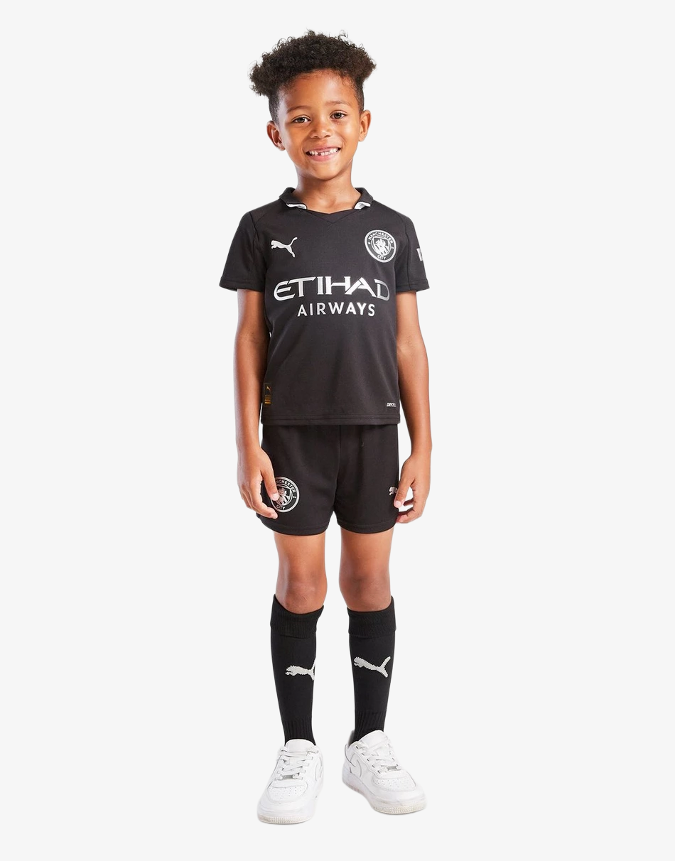 Conjunto Niños Manchester City Segunda Equipación 2025/26
