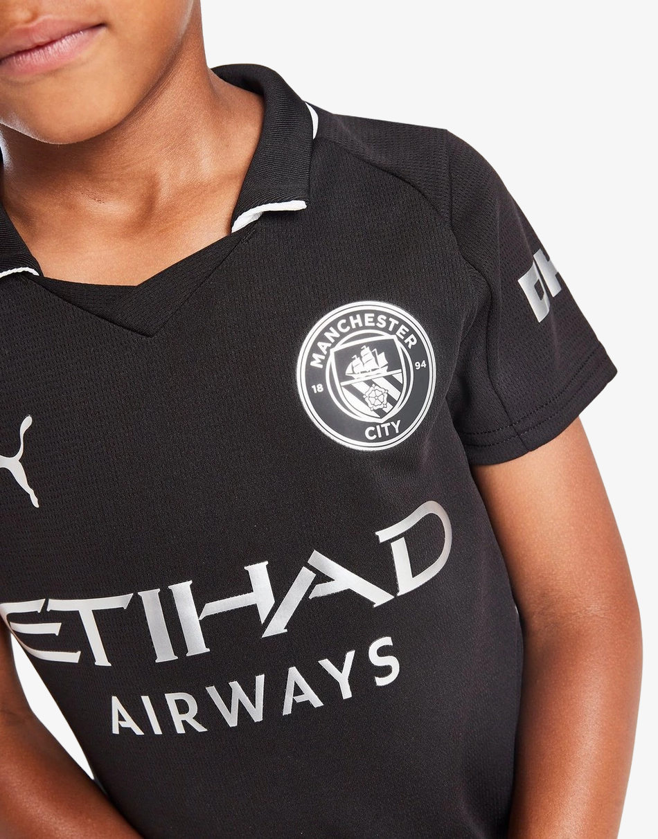 Conjunto Niños Manchester City Segunda Equipación 2025/26