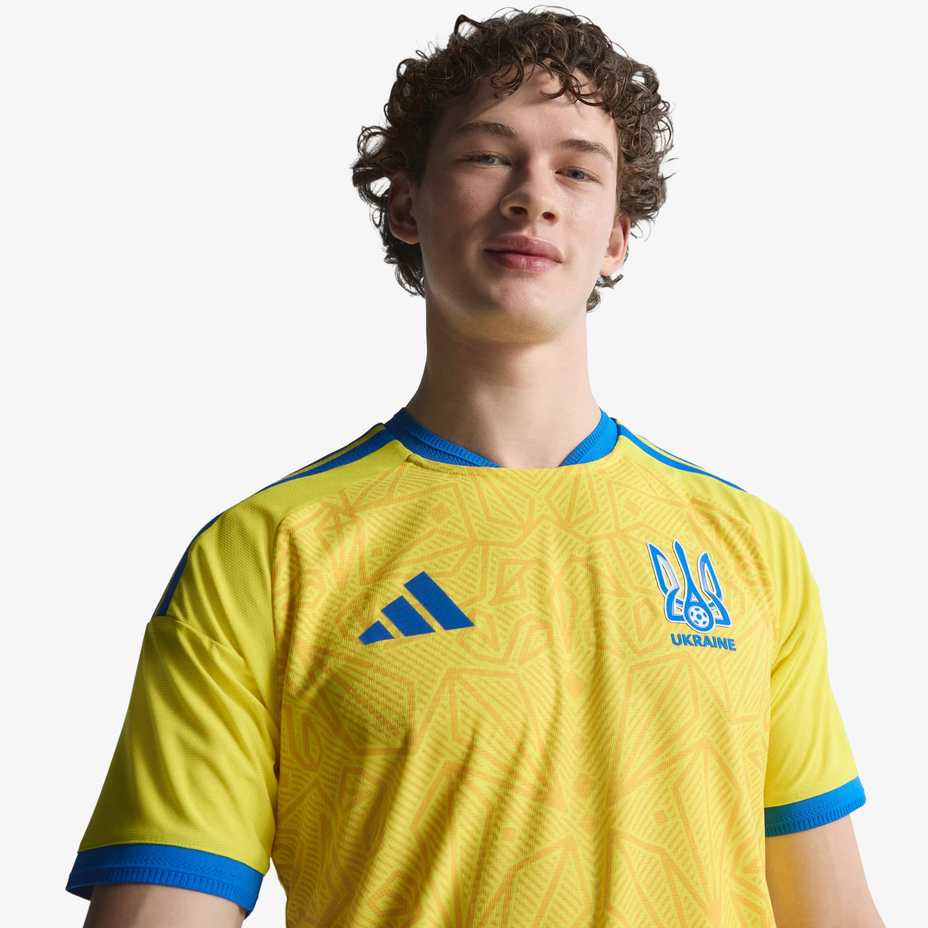 Maillot domicile authentique de l'Ukraine 2025/26 - Homme 