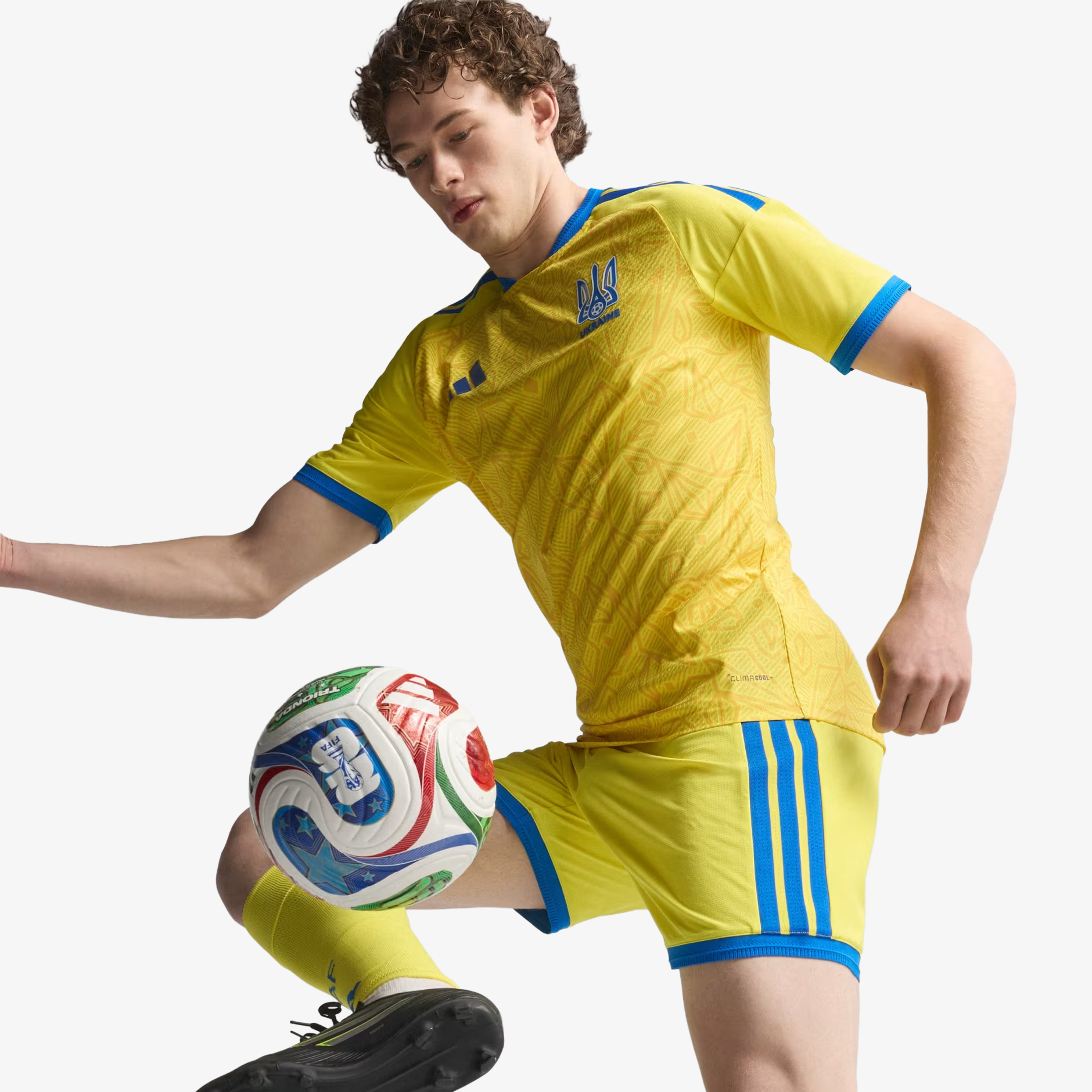 Maillot domicile authentique de l'Ukraine 2025/26 - Homme 