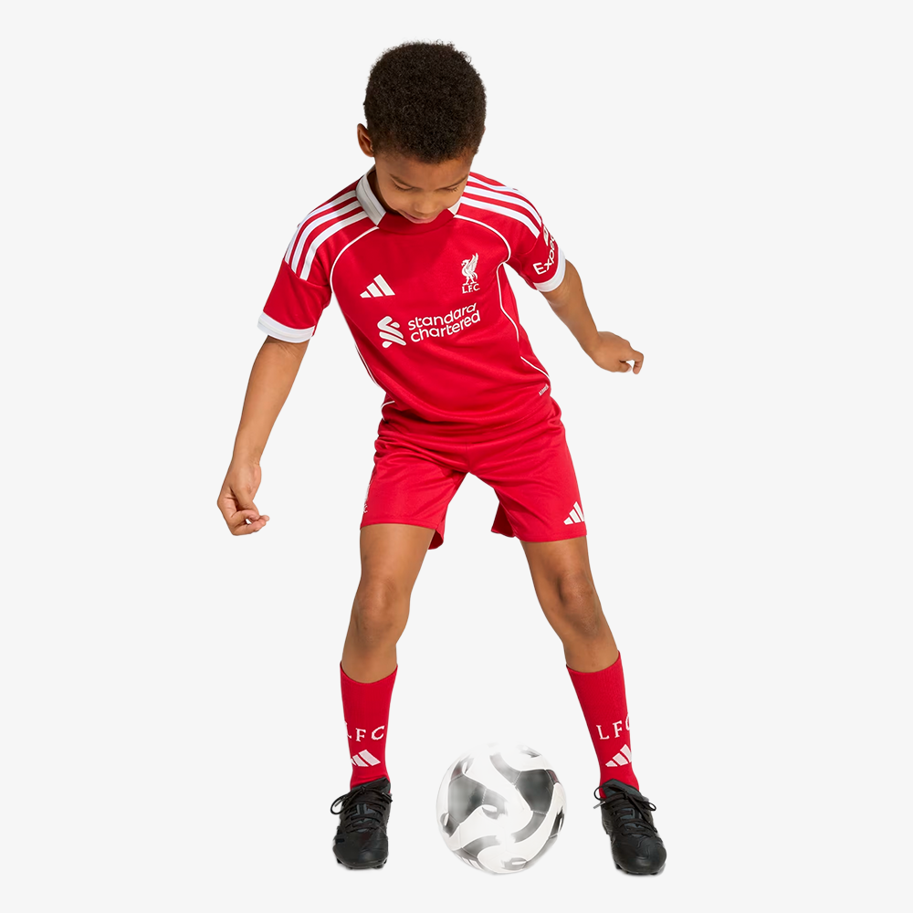 Conjunto Niños Liverpool FC Primera Equipación 2025/26