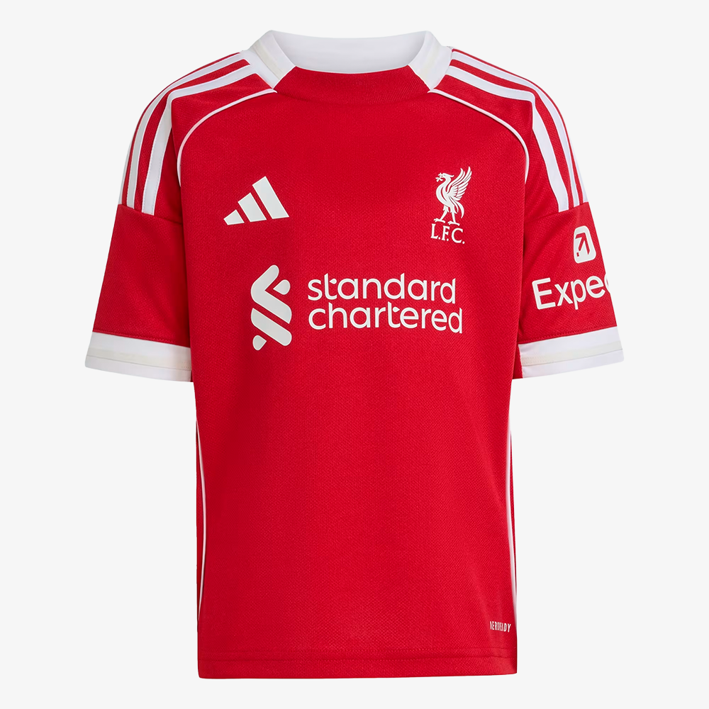 Conjunto Niños Liverpool FC Primera Equipación 2025/26