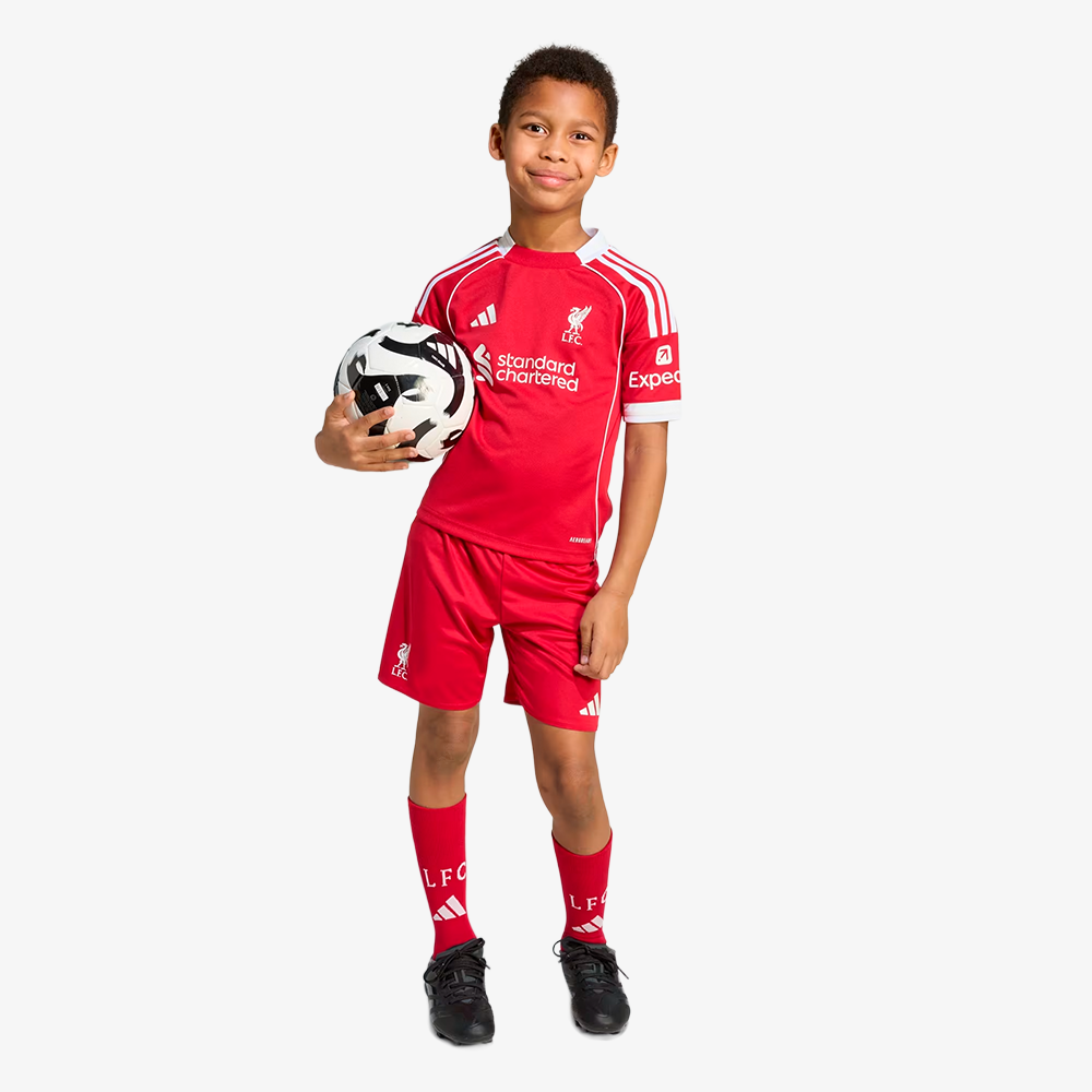 Conjunto Niños Liverpool FC Primera Equipación 2025/26