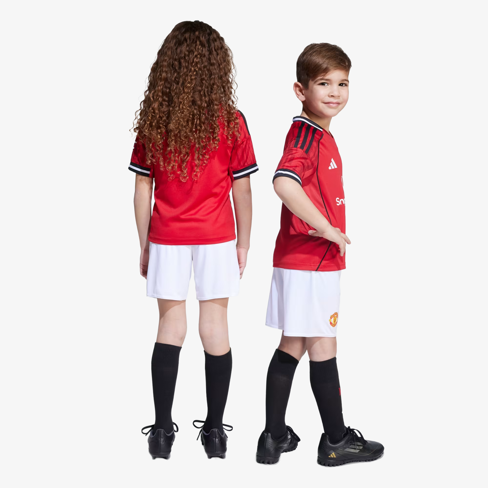 Conjunto Niños Manchester United Primera Equipación 2025/26