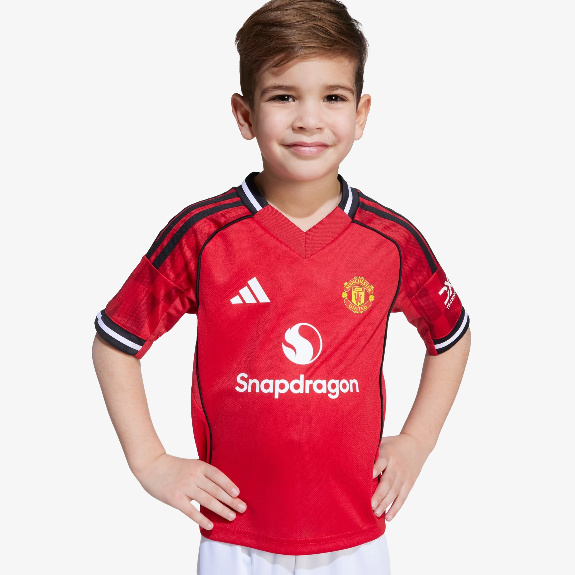 Conjunto Niños Manchester United Primera Equipación 2025/26