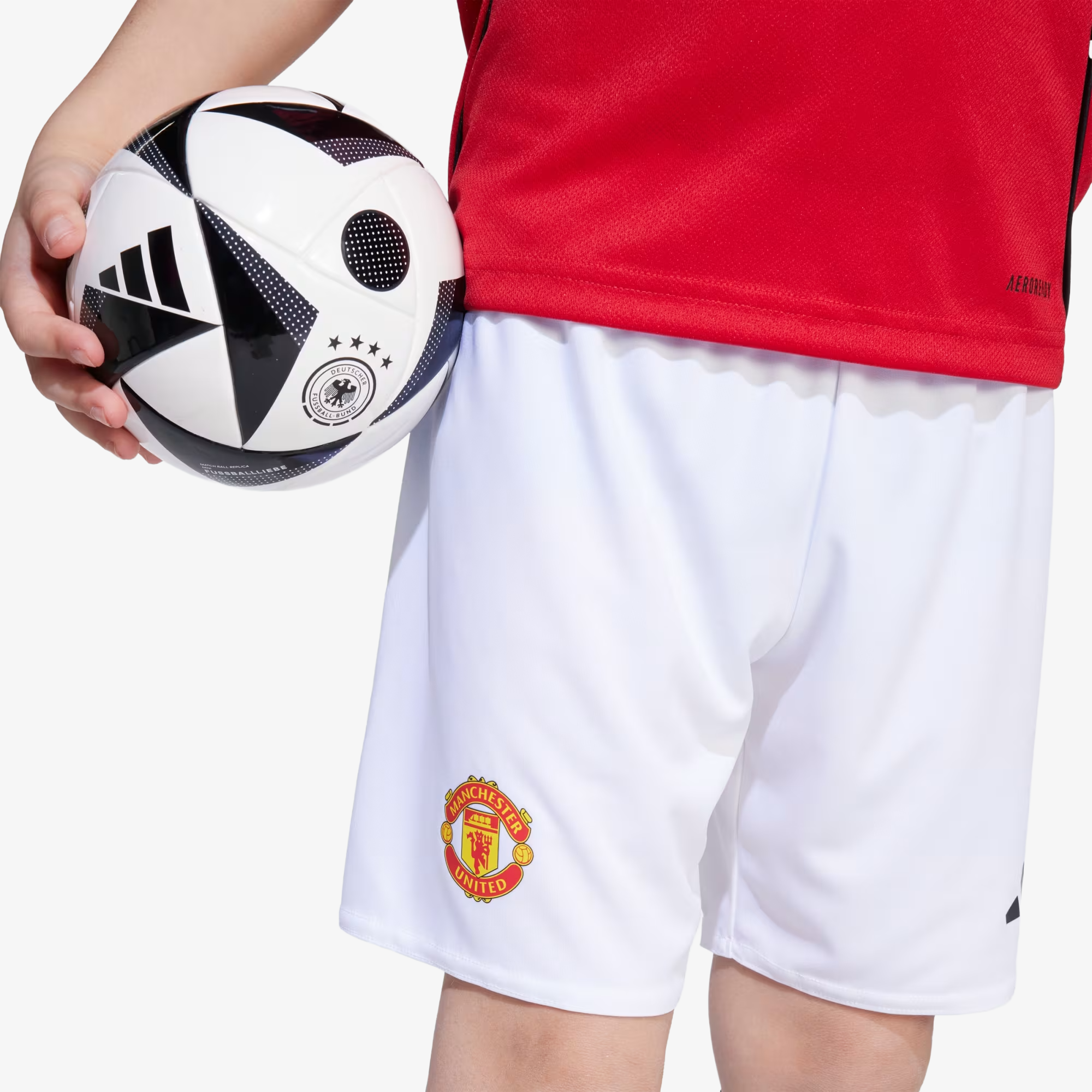 Conjunto Niños Manchester United Primera Equipación 2025/26