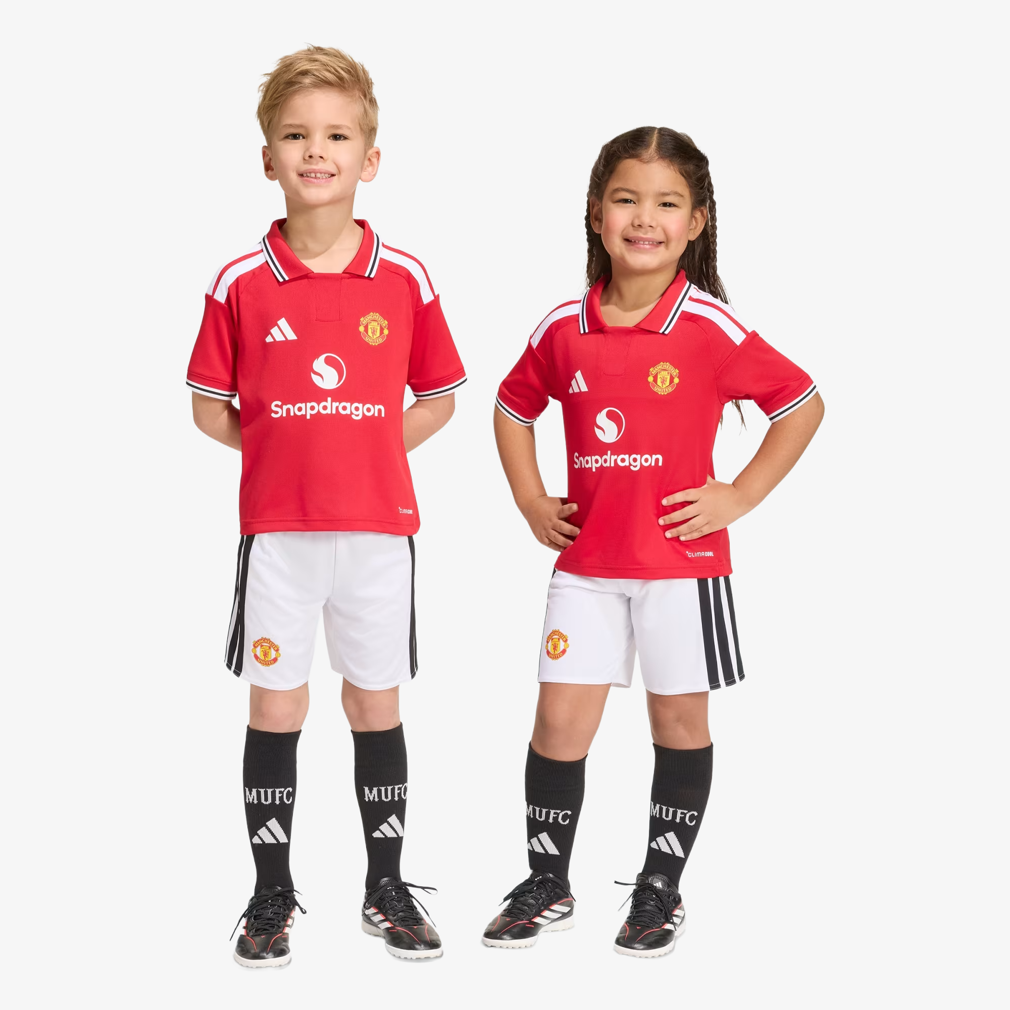 Conjunto Niños Manchester United Primera Equipación 2026/27