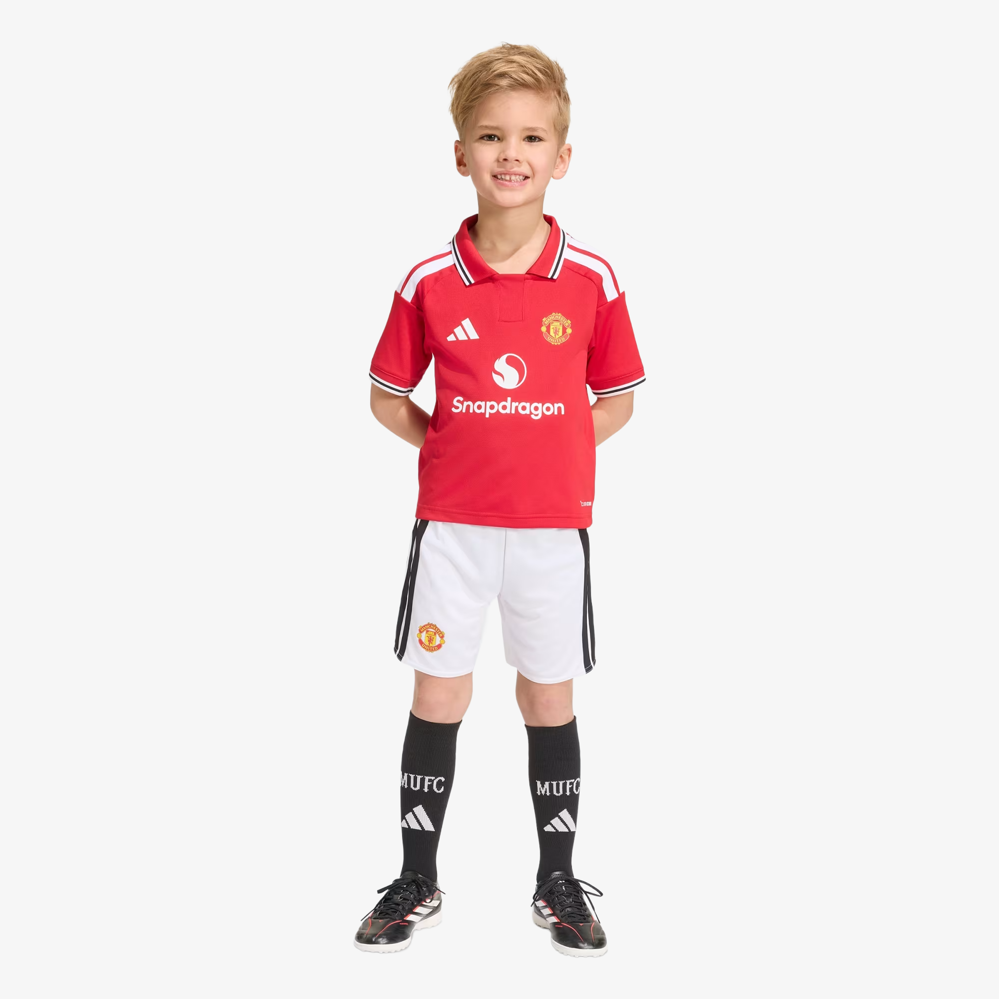 Conjunto Niños Manchester United Primera Equipación 2026/27