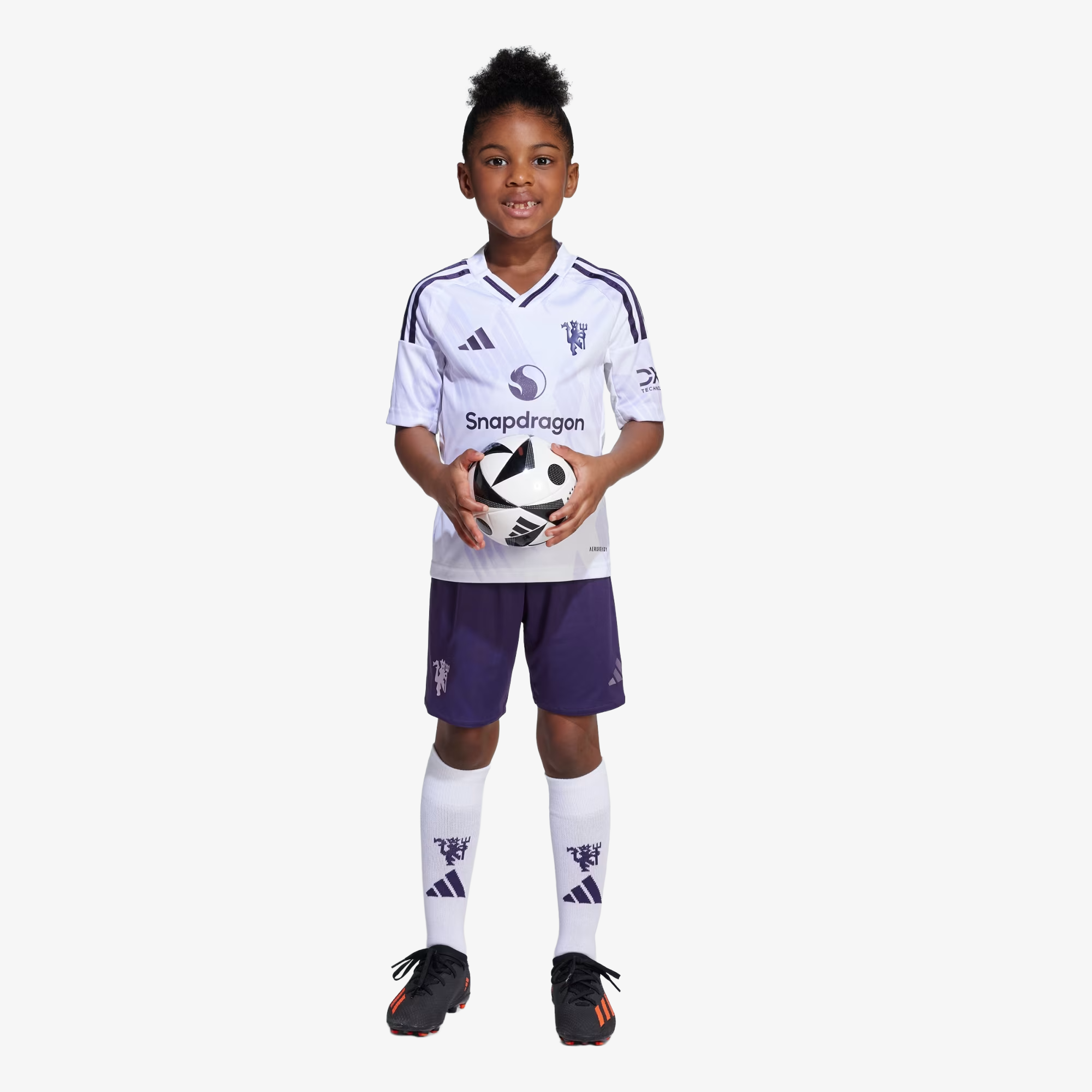 Conjunto Niños Manchester United Segunda Equipación 2025/26