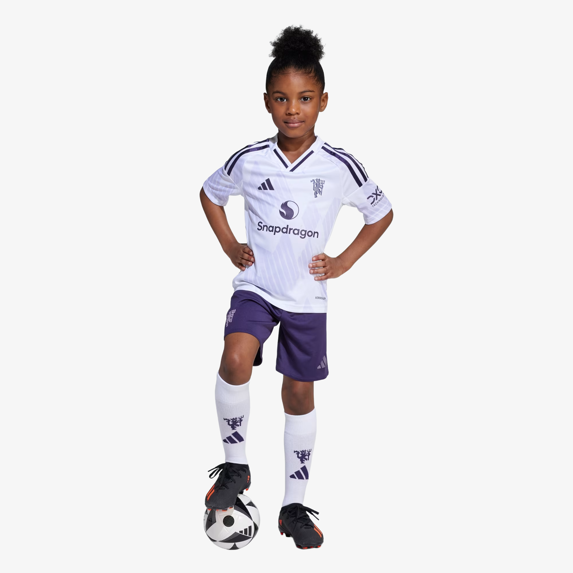 Conjunto Niños Manchester United Segunda Equipación 2025/26