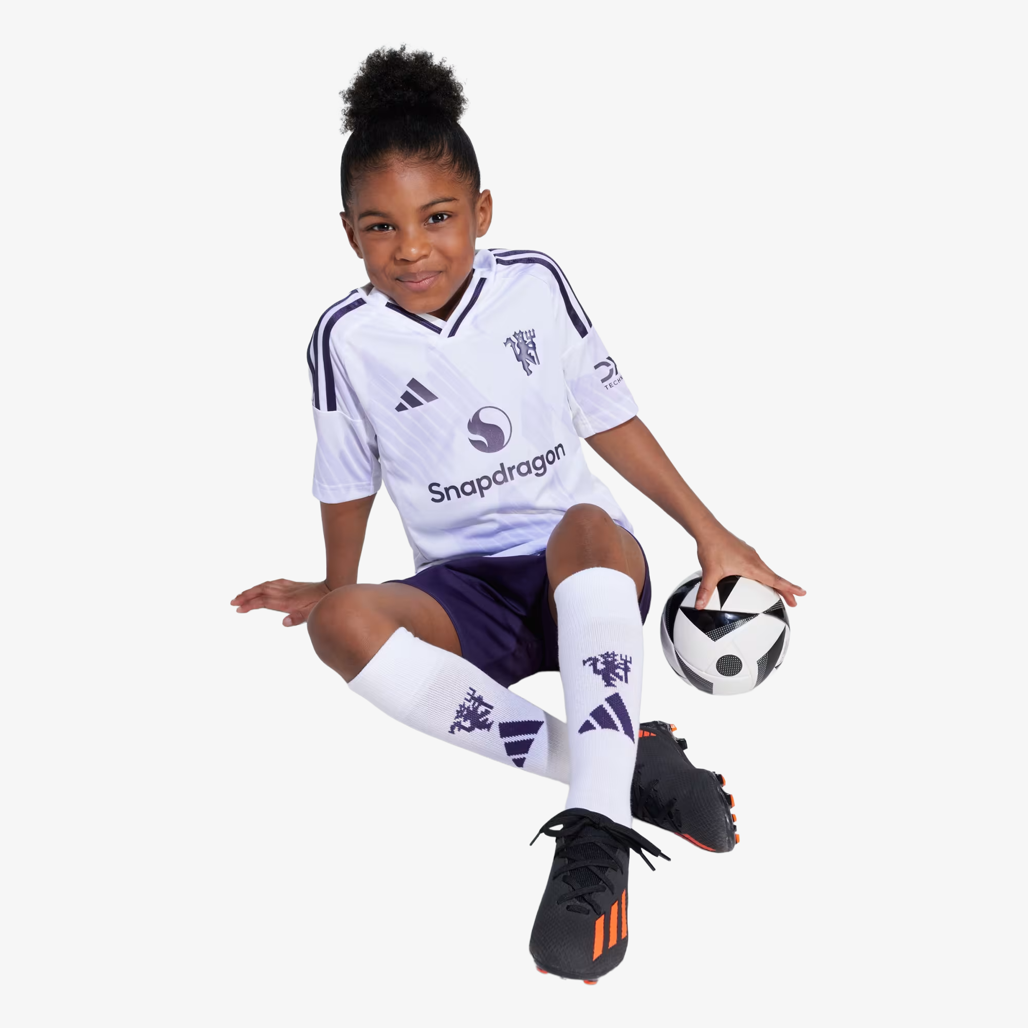 Conjunto Niños Manchester United Segunda Equipación 2025/26