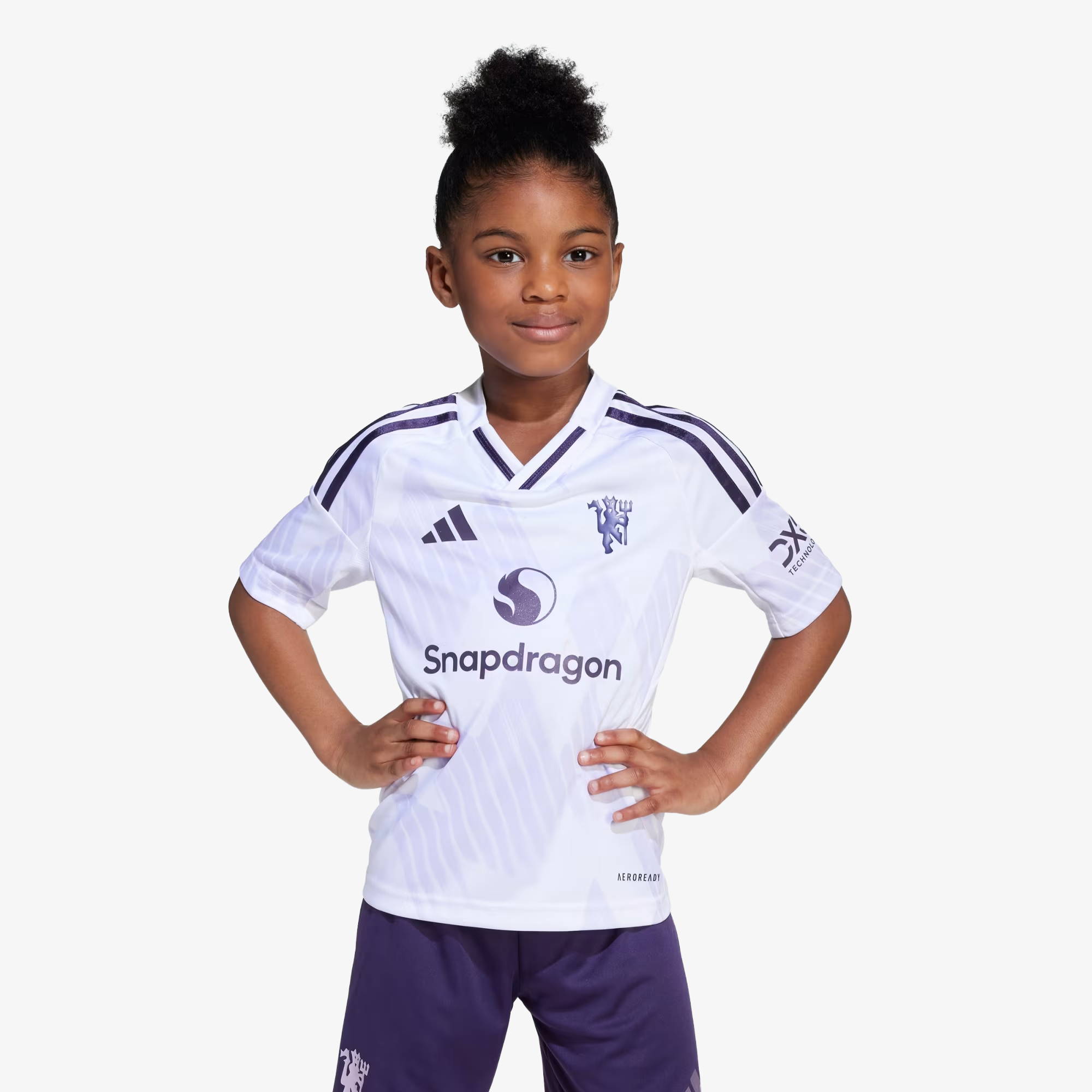 Conjunto Niños Manchester United Segunda Equipación 2025/26