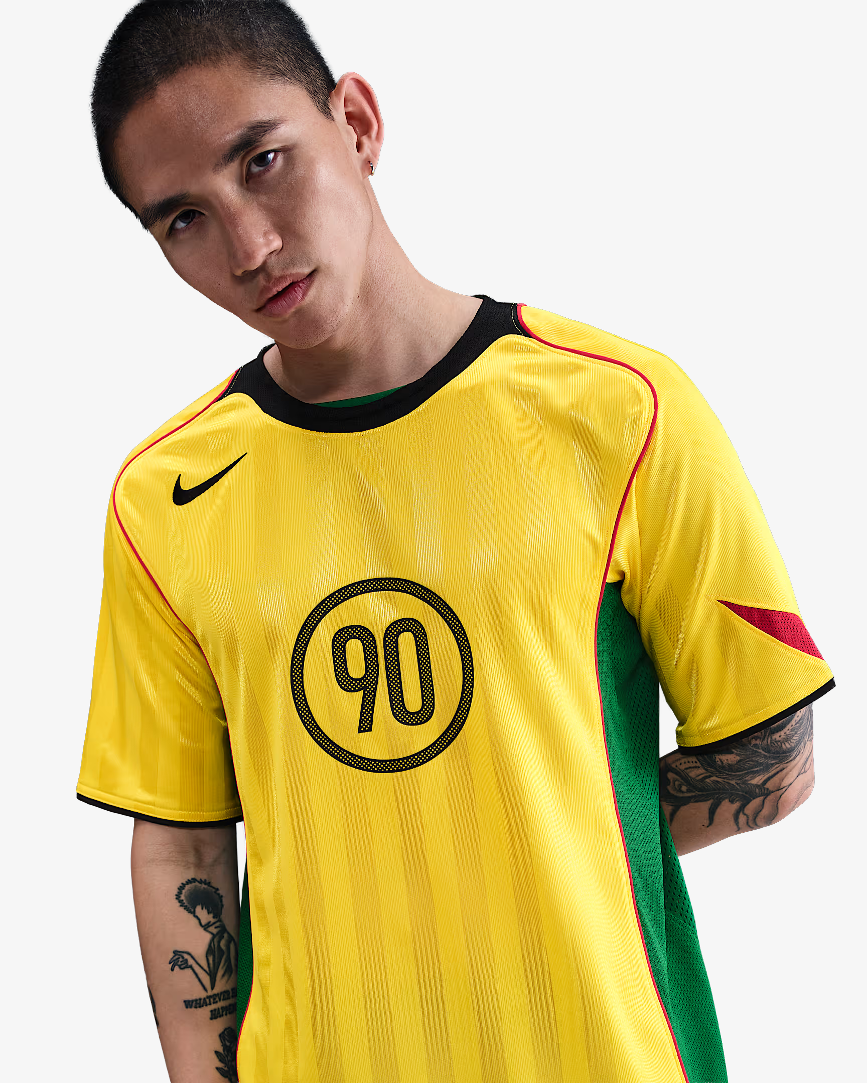Camiseta Amarilla y Negra Nike Total 90