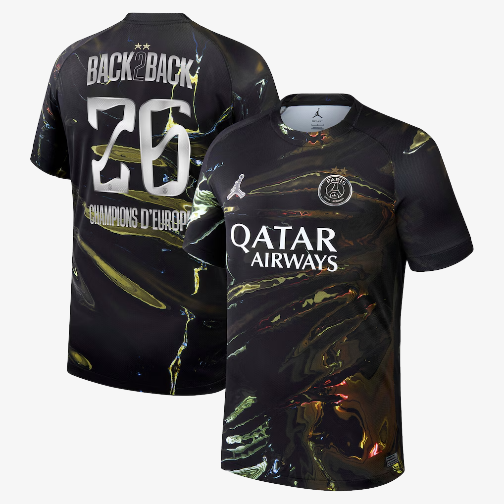 Camiseta Paris Saint-Germain Night Edition Campeón de Europa 2026 - Back 2 Back