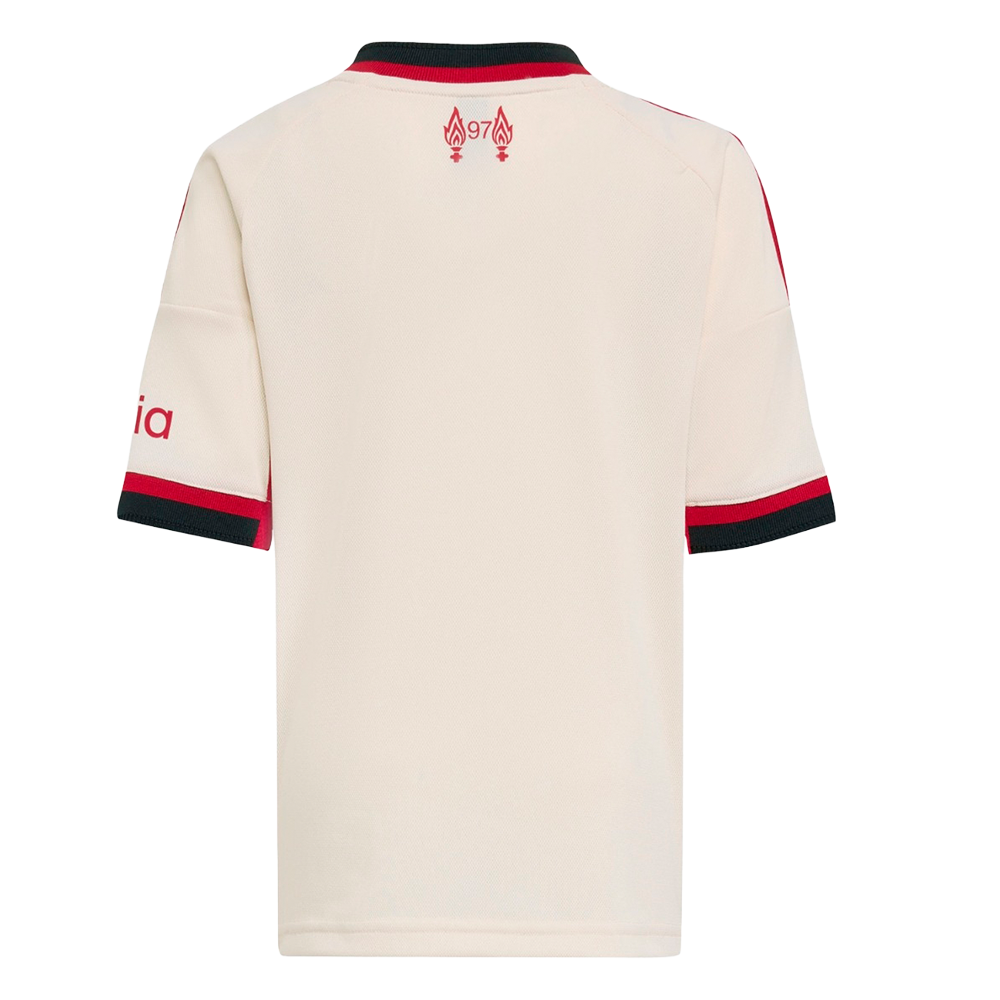 Conjunto Niños Liverpool FC Segunda Equipación 2025/26