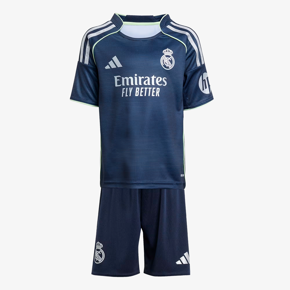 Conjunto Niños Real Madrid Segunda Equipación 2025/26